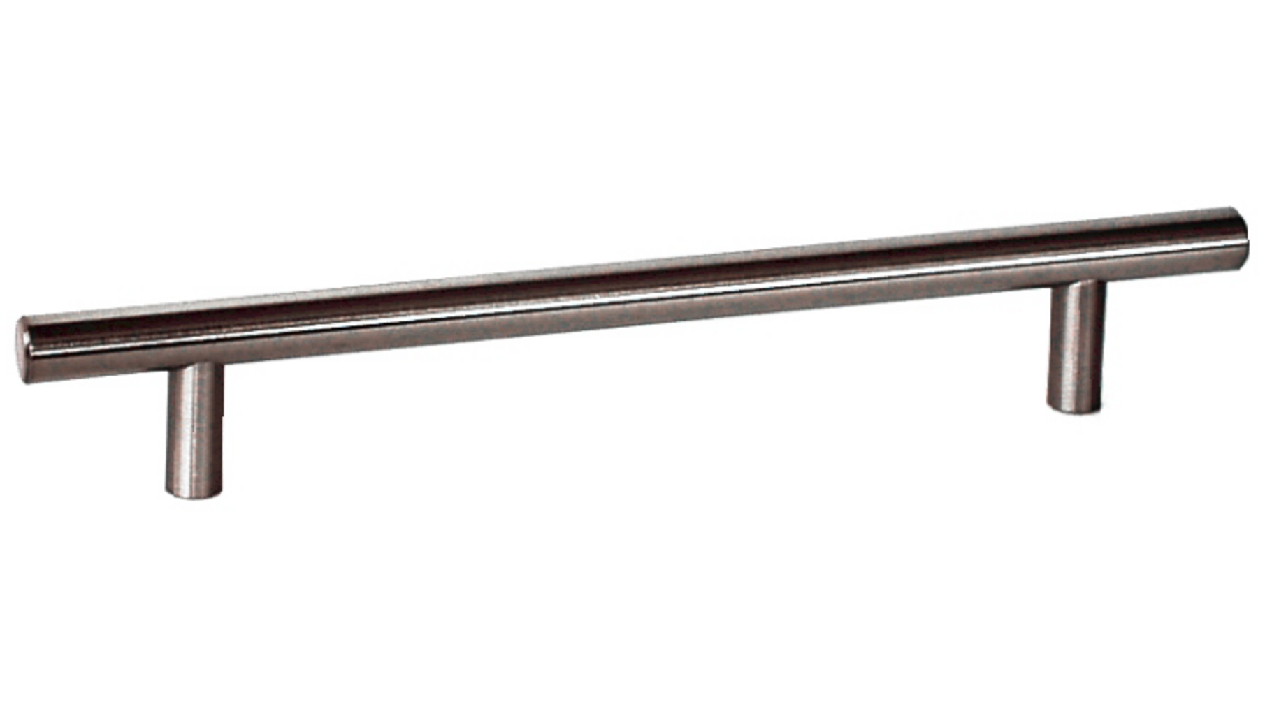 Relinggreep 14x208mm, hoh. 128mm RVS geborsteld hoogte 35mm