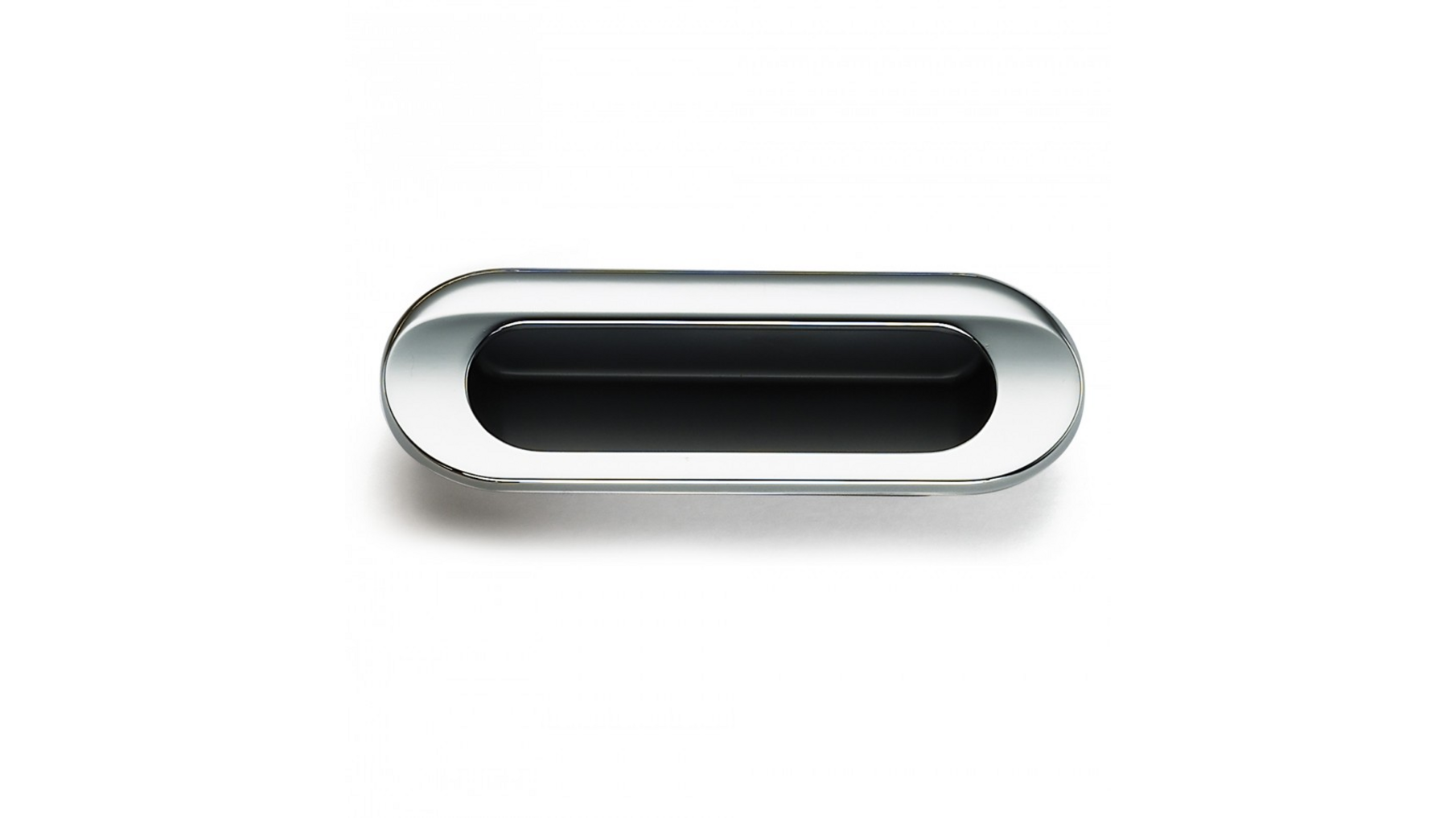 Komgreep glans chroom 110x40mm hartmaat 96mm