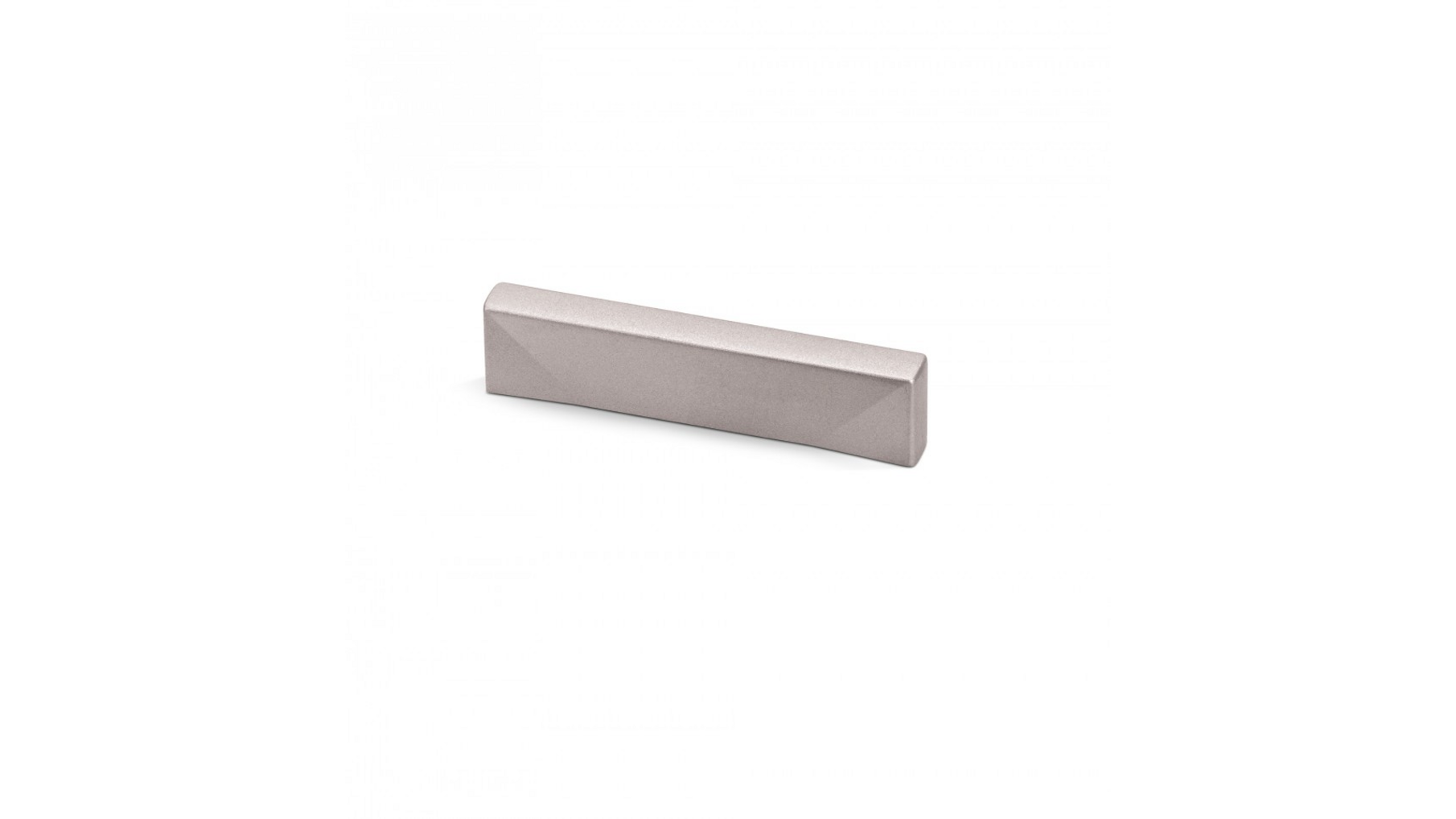 Greep CUBIC mat aluminium 55x10mm, hartmaat 32mm