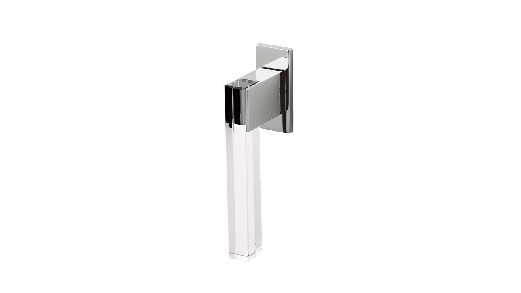 Olivari raamkruk Ice Cube chroom transparant
