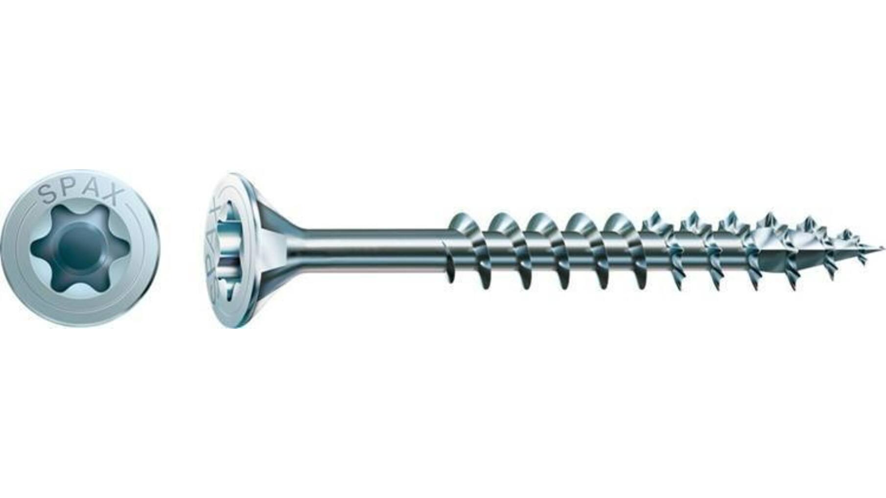 Spax schroef Torx 6,0x160 PK verzinkt deeldraad VE= 100 st