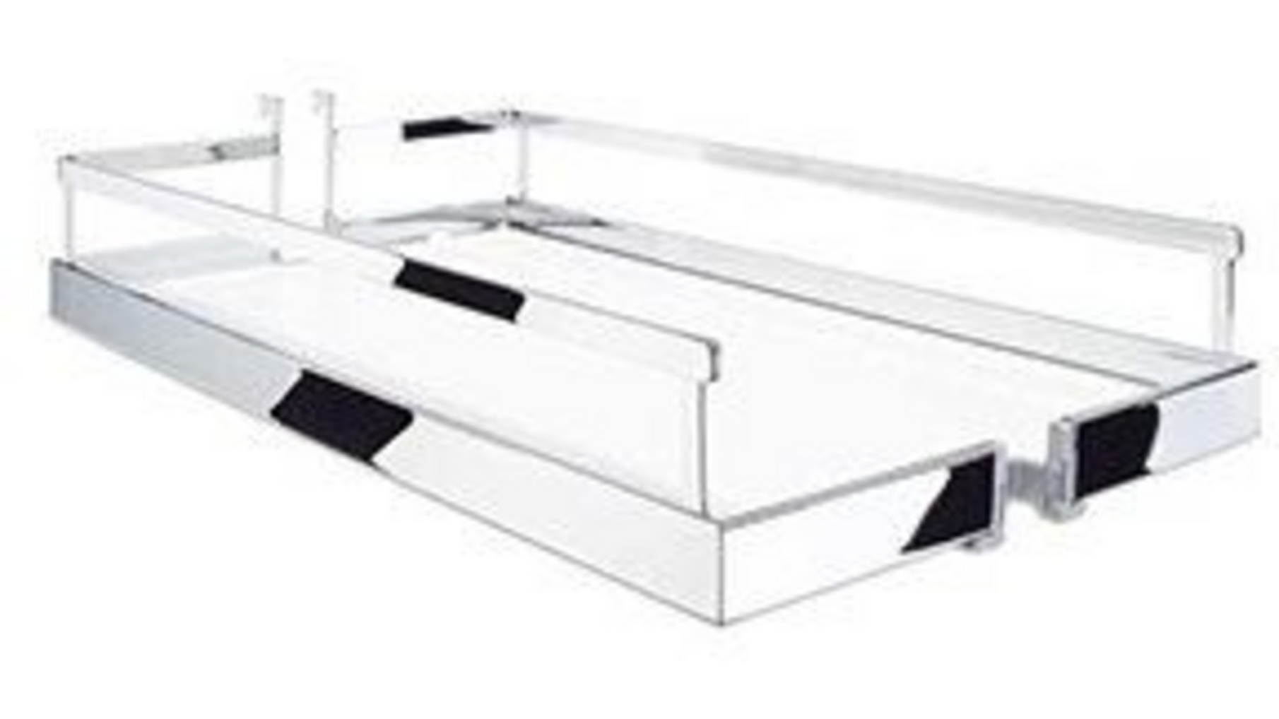 Inhangmand chroom/wit kast buitenmaat 150mm Arena Style