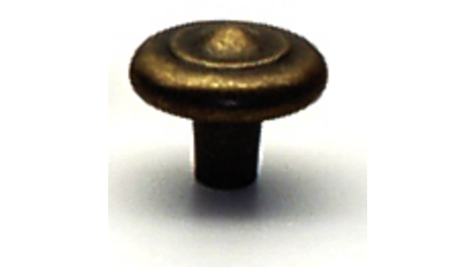 Knop diameter 25mm brons antiek hoogte 21mm