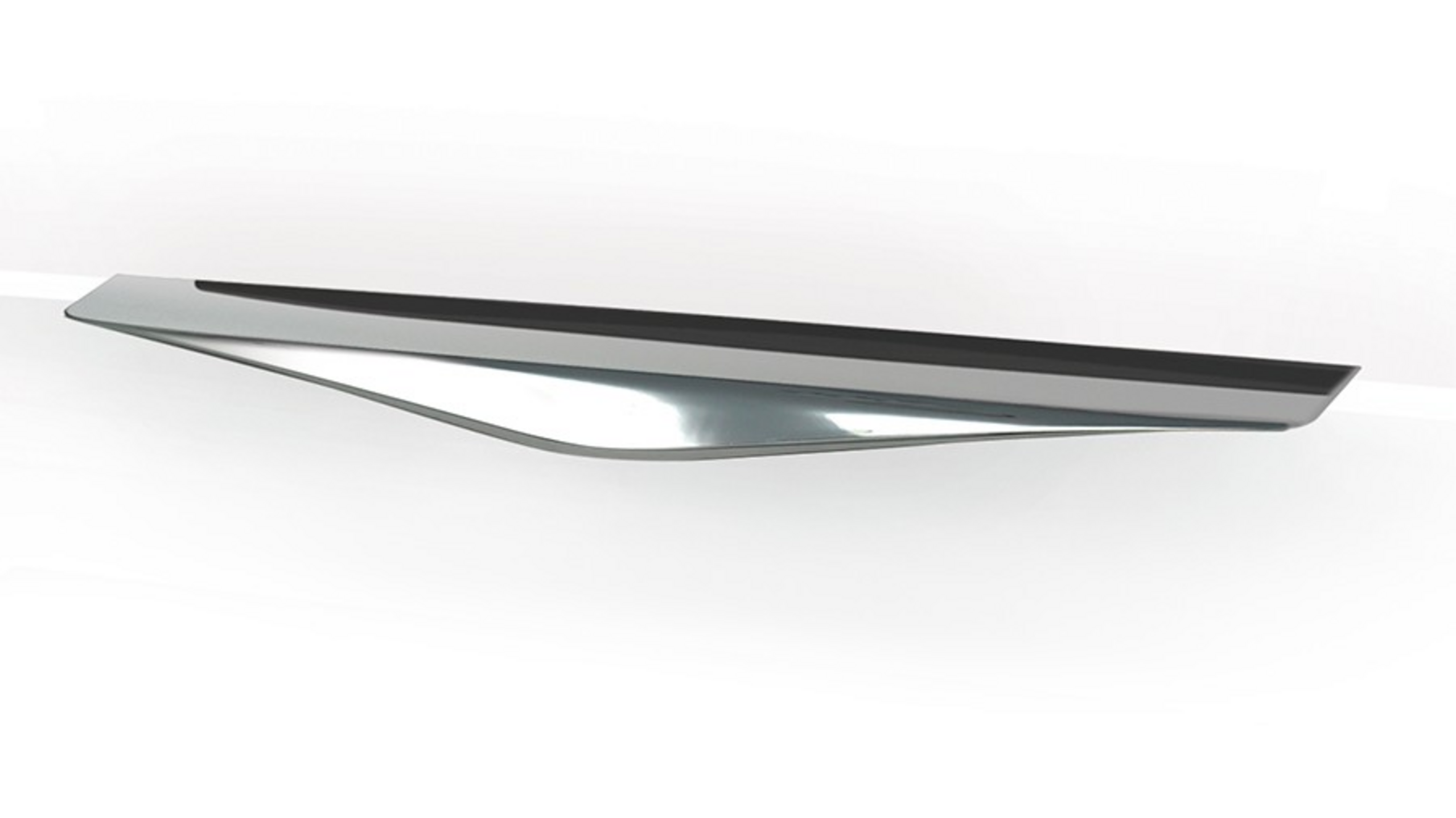 Greep LIPS glans chroom 240x45mm, hartmaat 160mm