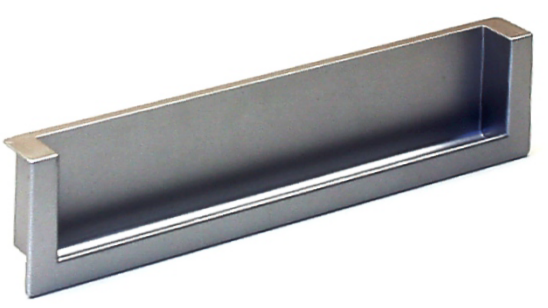 Komgreep buitenmaat 171x44mm mat chroom gelakt