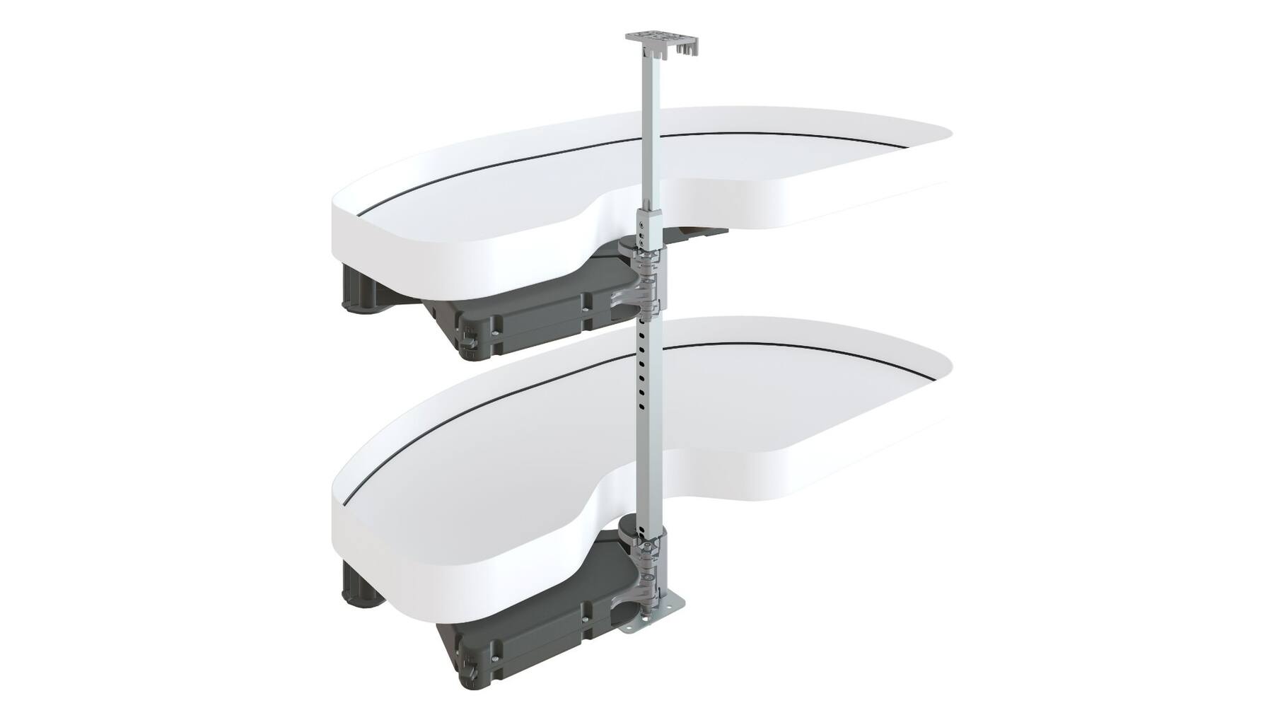 Cornerstone MAXX Planero 450 wit, rechts 2xdraaiplateau