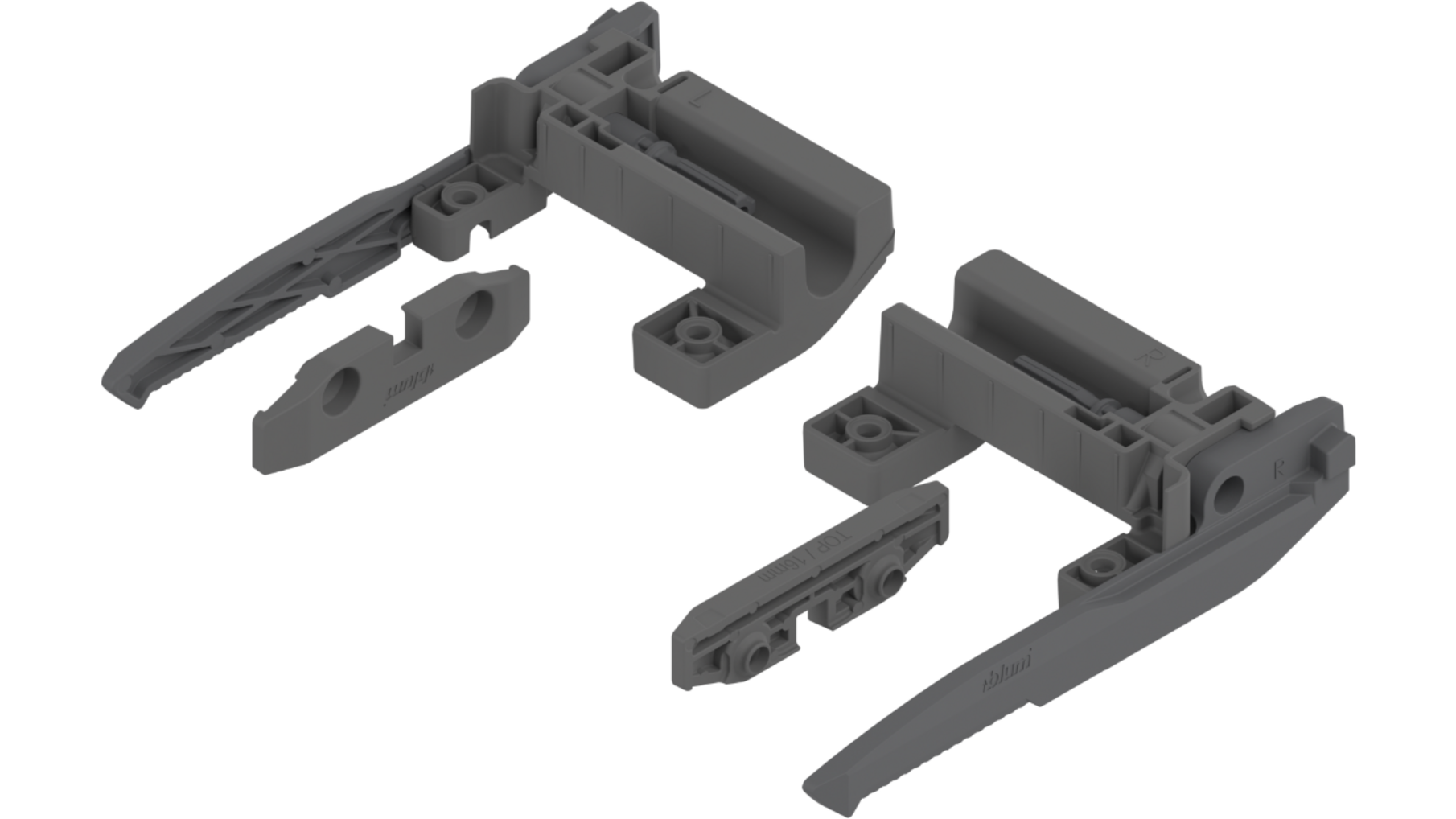 Tabletladestop voor MOVENTO of TANDEM voor 16mm hout