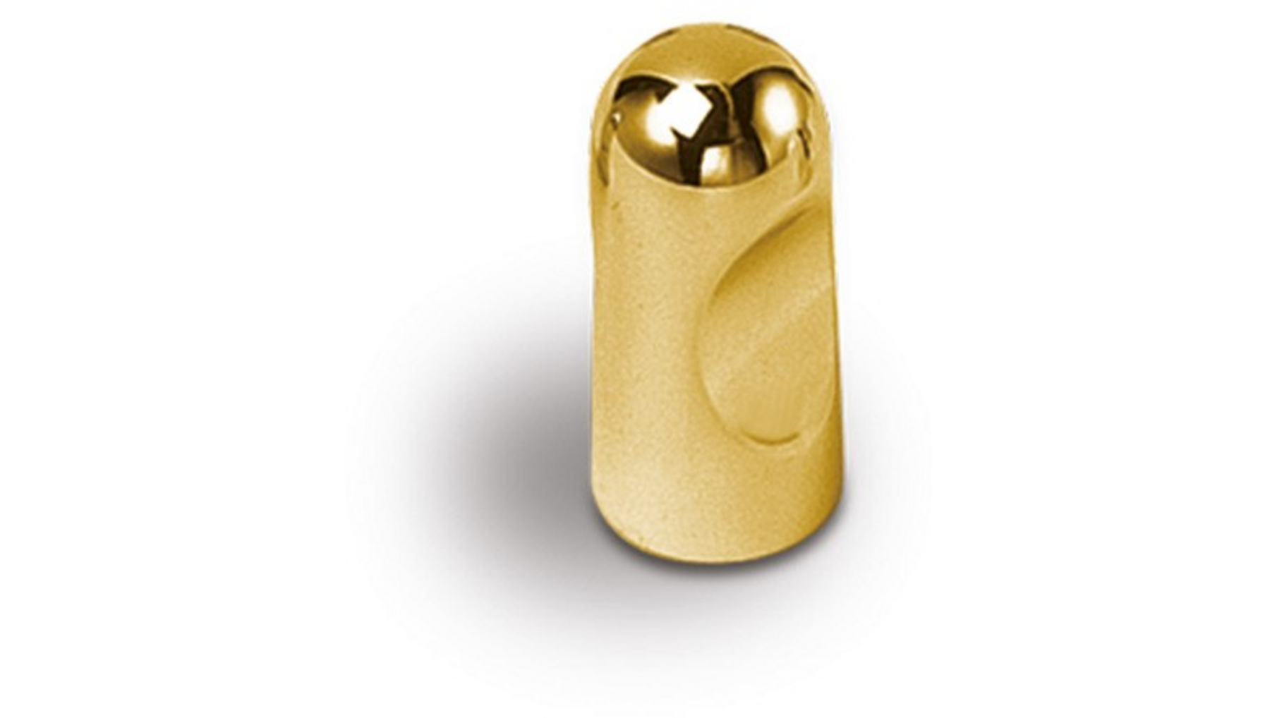 Knop METAL 801 verguld diameter 12mm