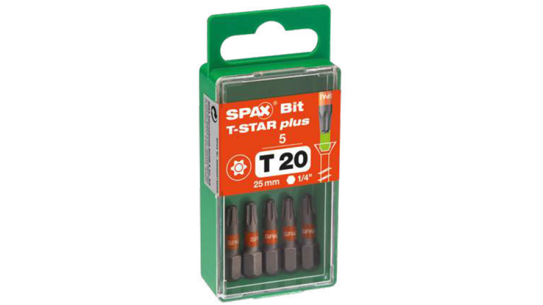 SPAX Bit T-star plus T20 25mm S 5 St.