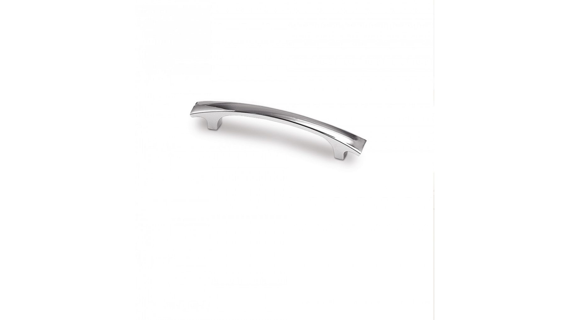 Greep METAL 713 glans chroom 165x20mm, hoh 128mm