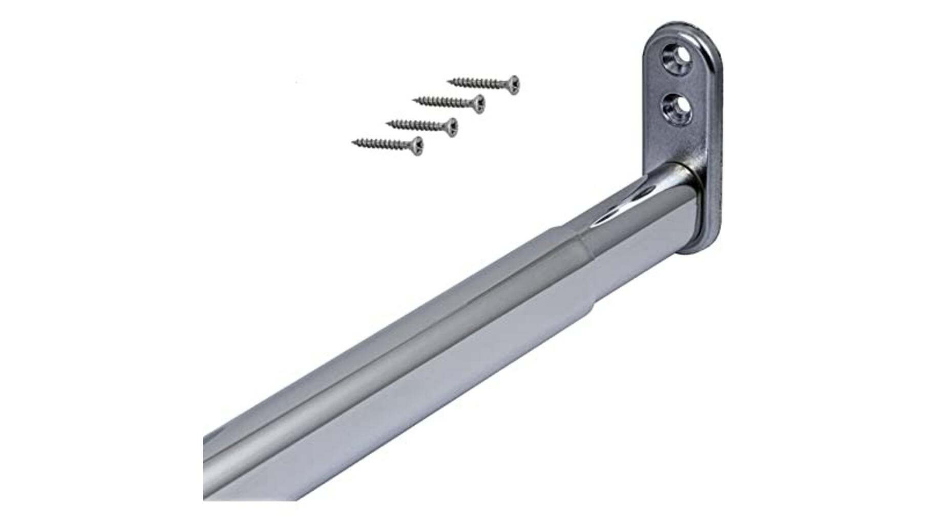 Roede 22x15mm, verchroomd, verstelbaar van 900-1100mm