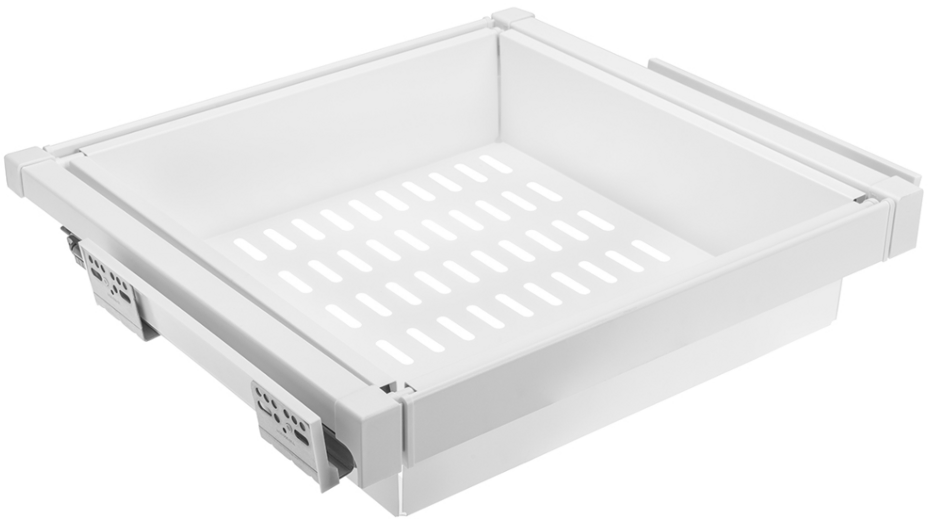Garderobemand , metaal, 600 mm SOFT-CLOSE, Wit