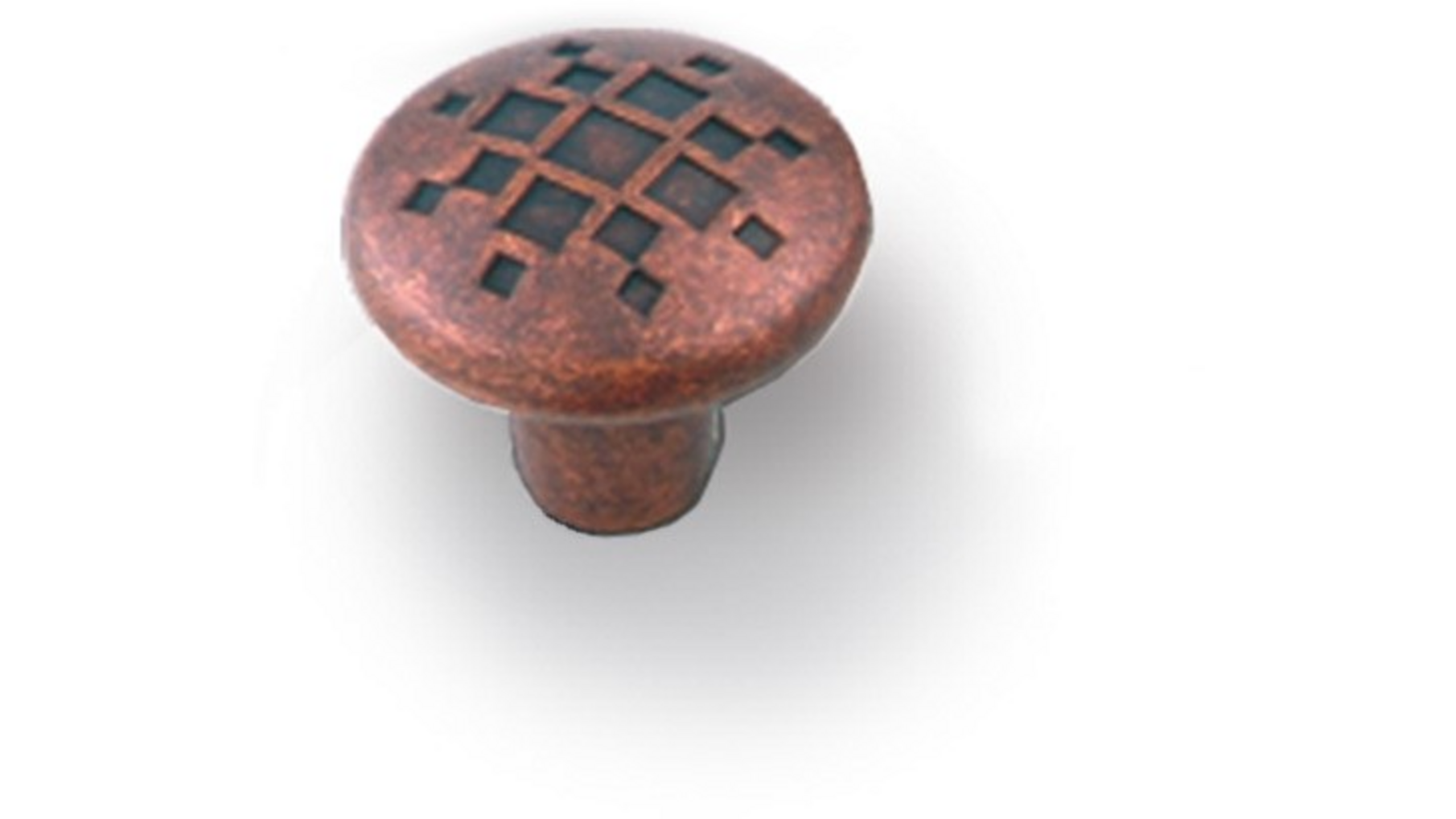Knop RUSTIC 884 oud koper 34mm