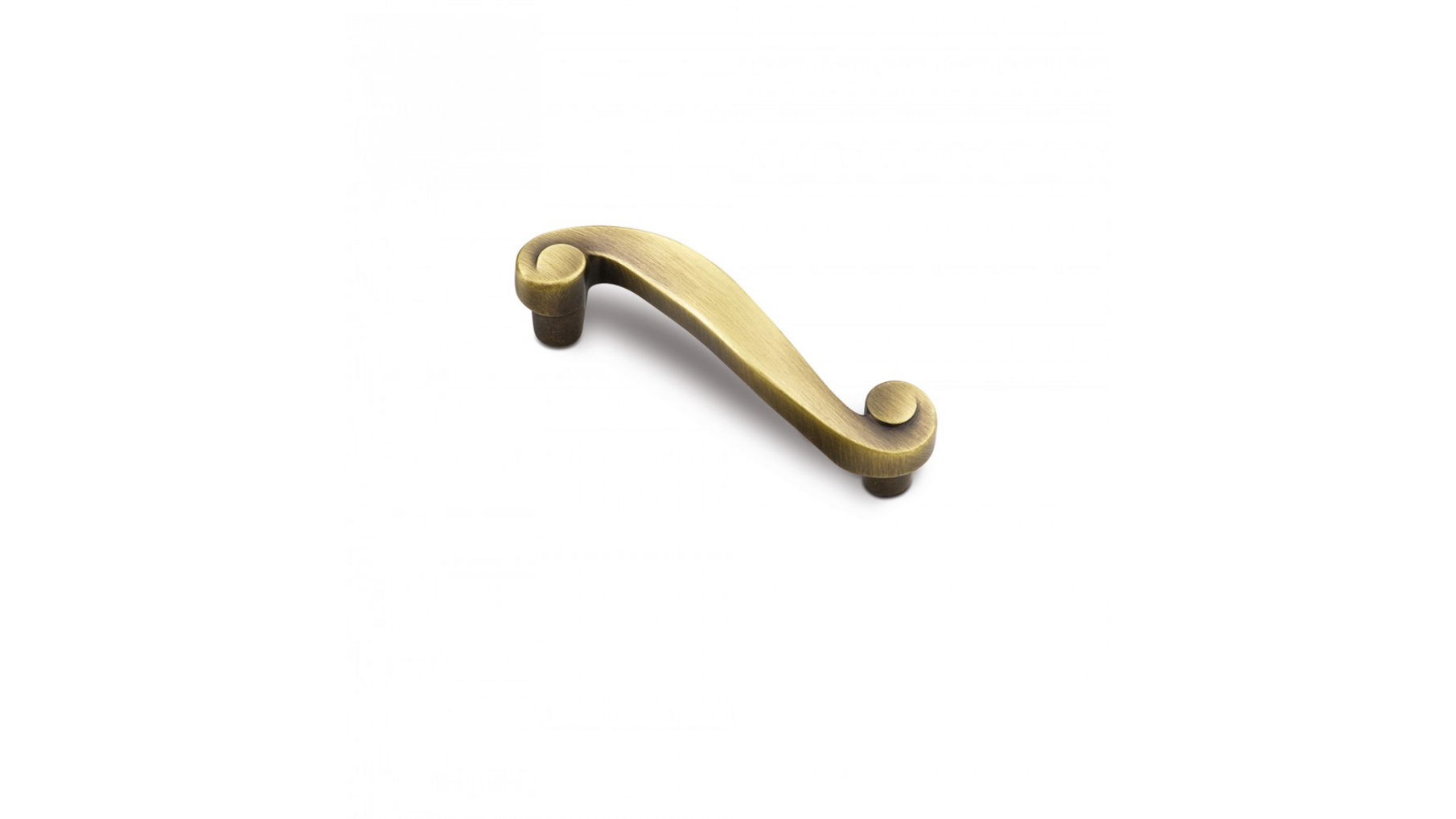 Greep RUSTIC 742 brons geborsteld 81x11mm, hartmaat 64mm