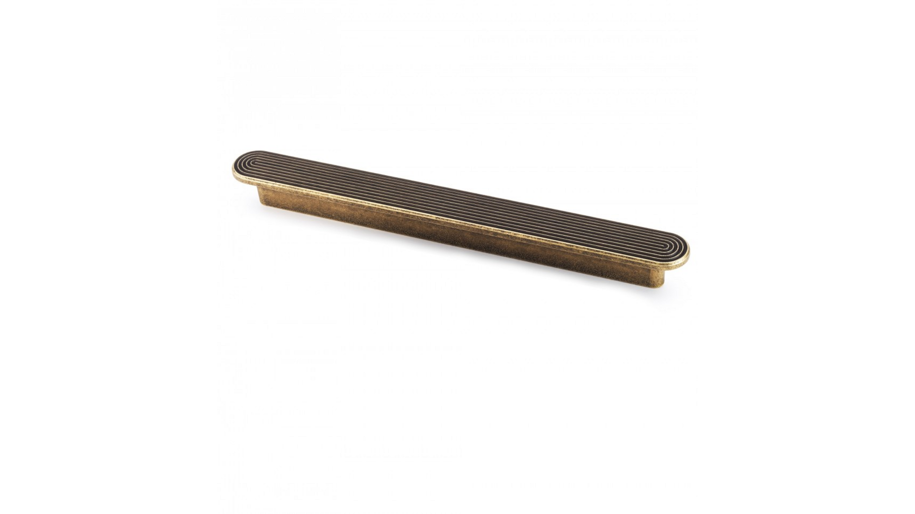 Greep LAPS antiek messing ov. 222x22x21mm hartmaat 192/160mm