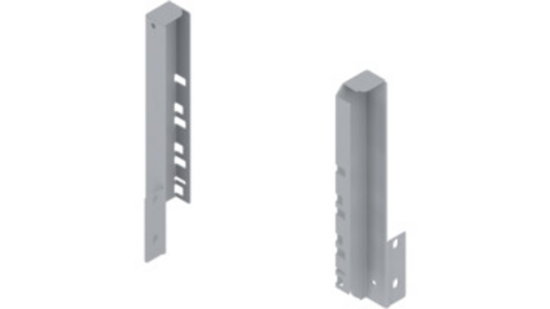 Antaro achterwandhouderset D, grijs, per set L/R