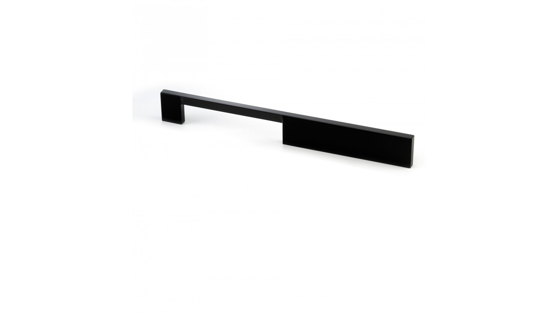 'Greep I-SPAZIO mat zwart 260x8x32mm, hartmaat 192mm