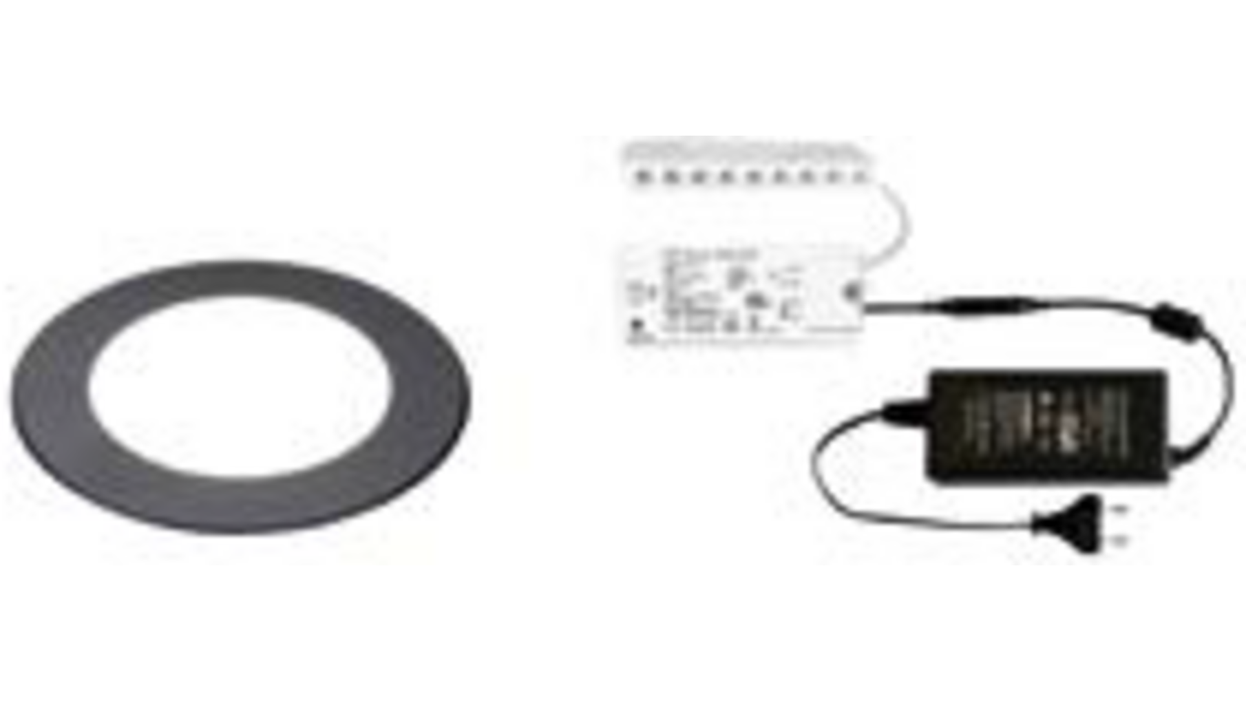 1x Atom mat zwart 24V + ZigBee ontvanger + Driver 24W
