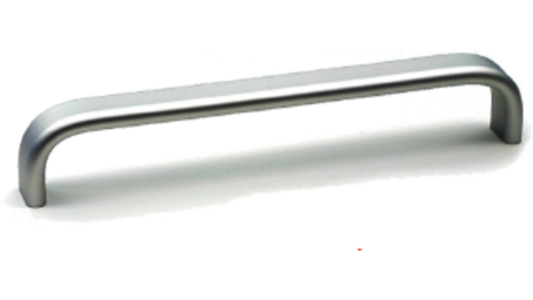Greep 20x136mm aluminium mat, hartmaat 128mm, hoogte 34mm