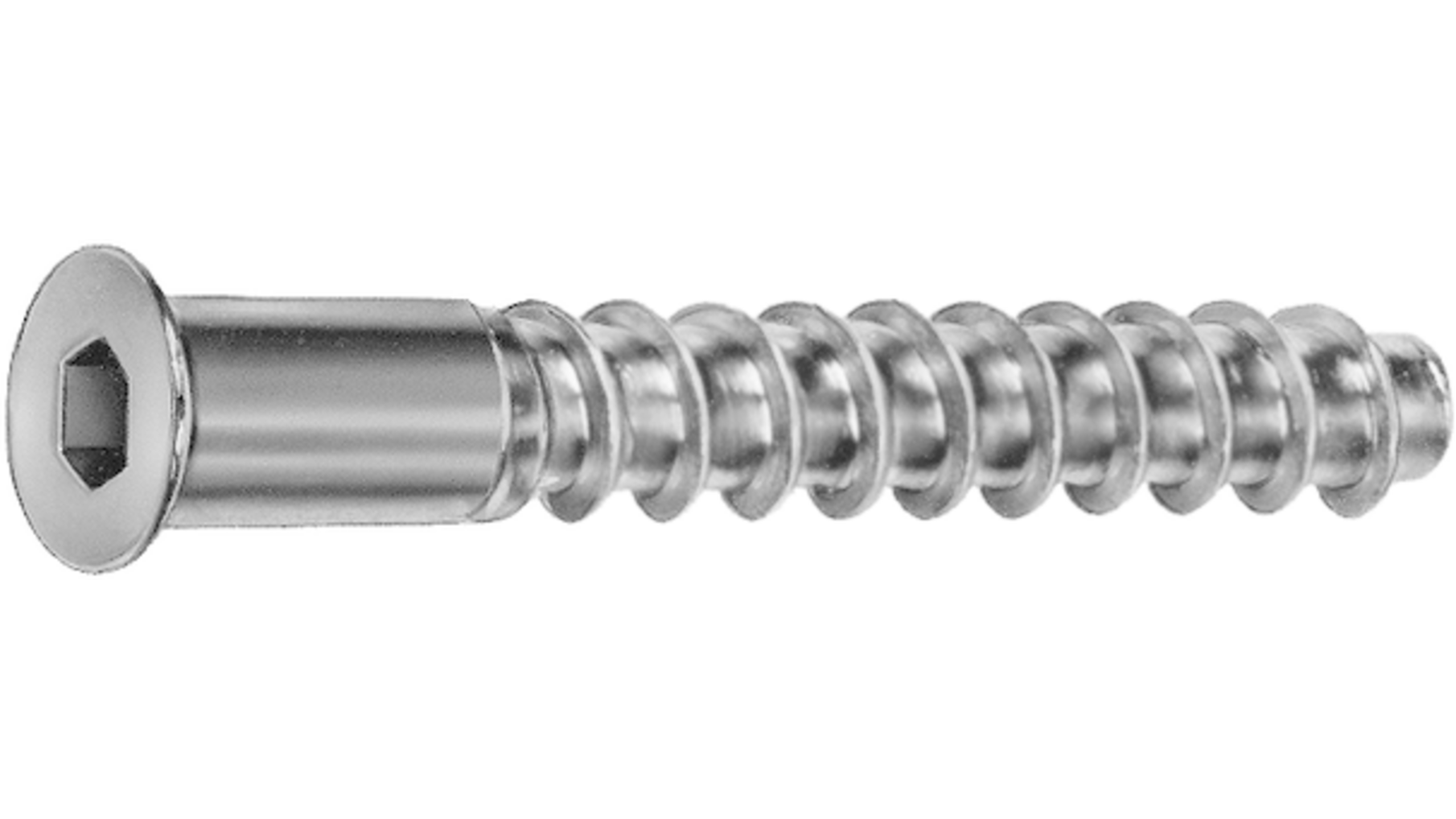 Confirmatschroef 7.0x50mm SW4 verzinkt