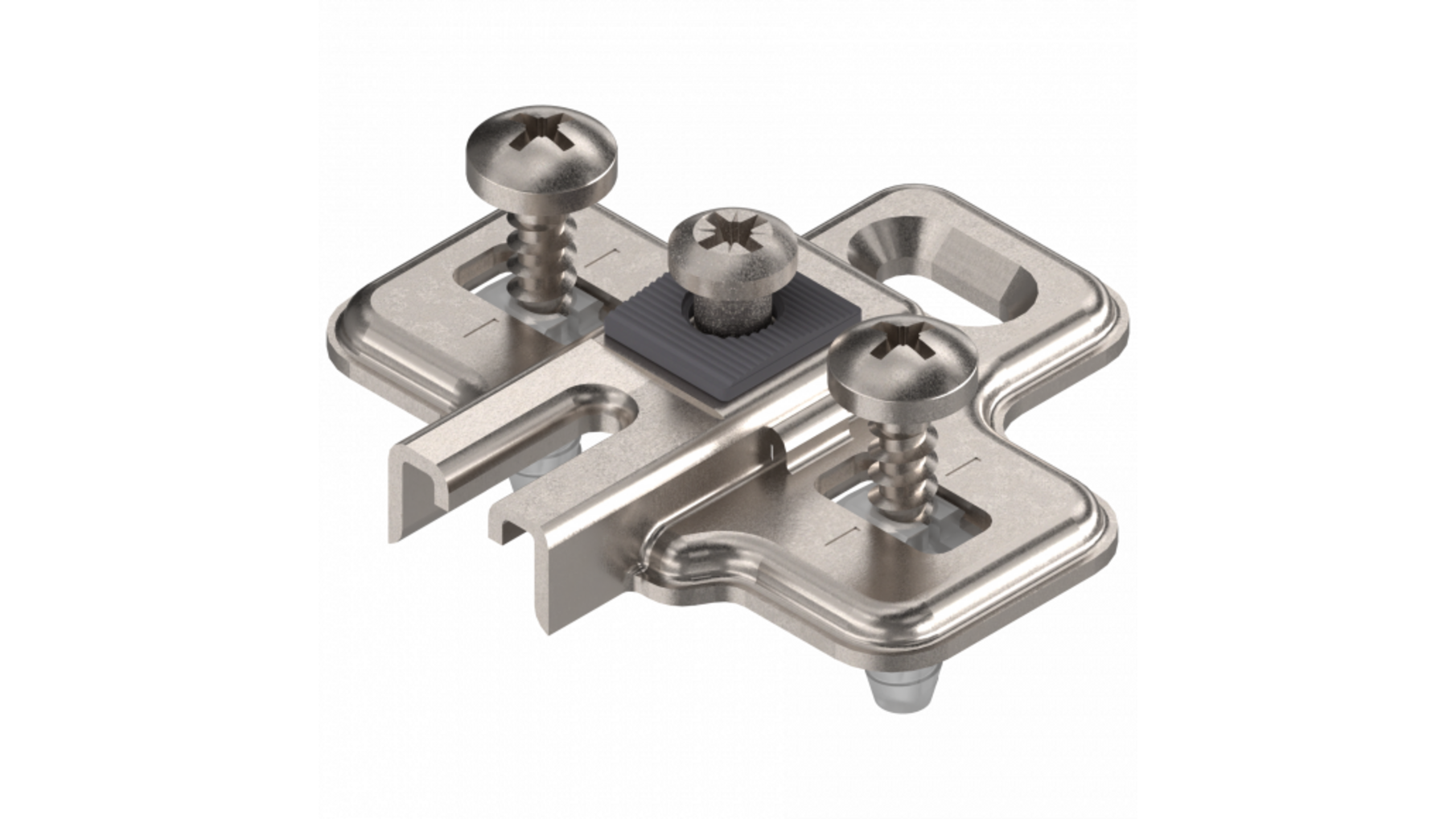 Kruismontageplaat voor koelkast scharnier EXPANDO, 0.0mm