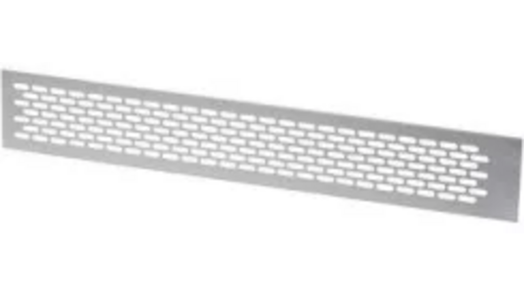 Luchtrooster 480x80mm aluminium, 146m2 luchtdoorlaat