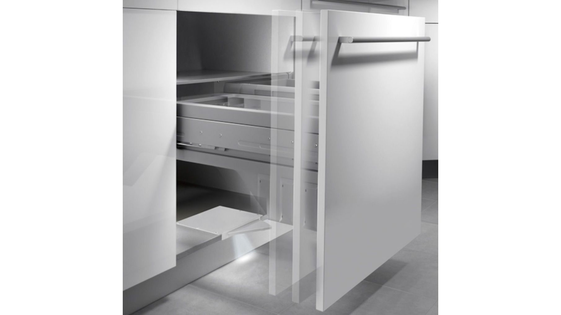 Inbouw Hands Free deuropener opent door voet of door uw stem