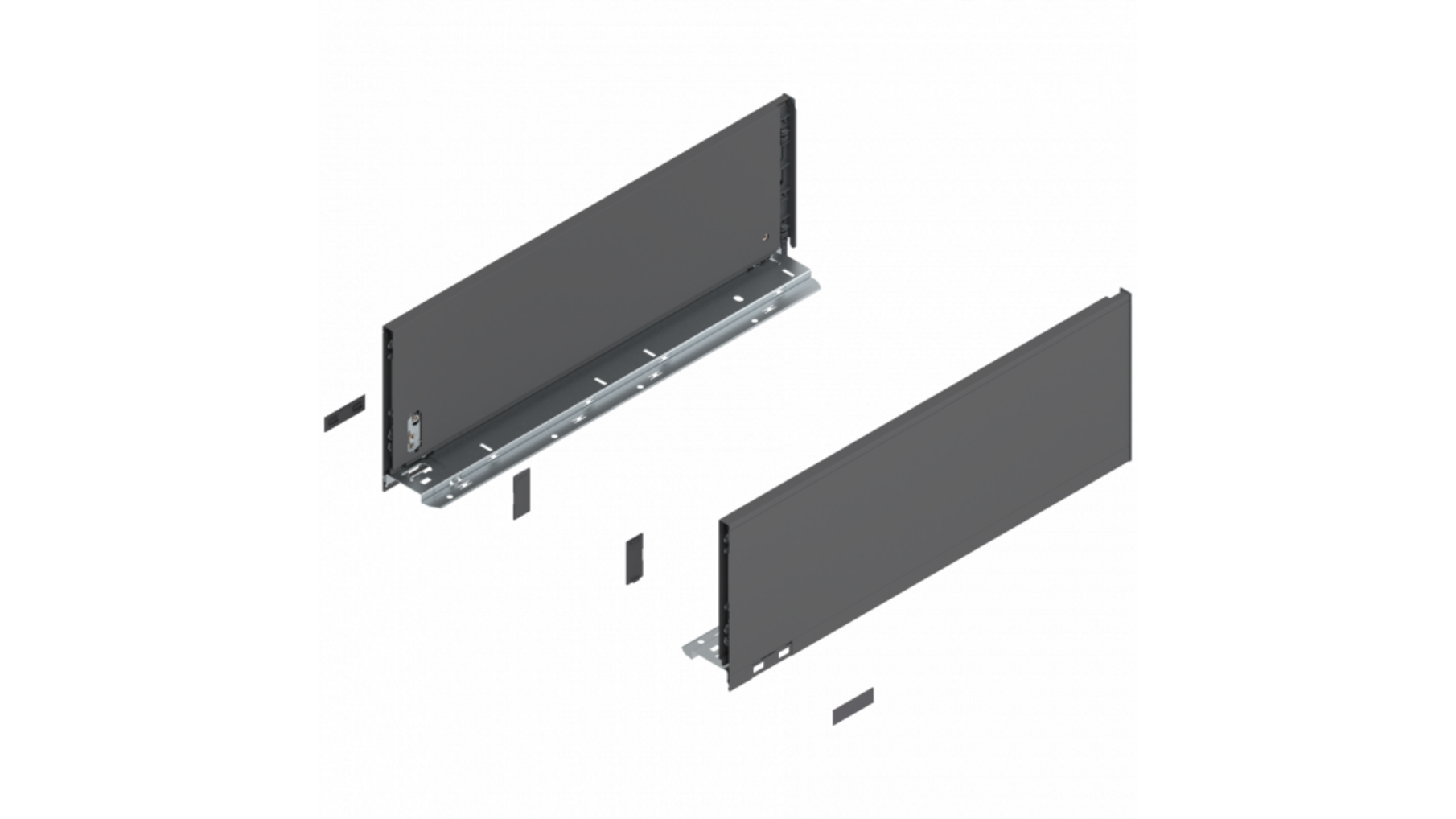 Legrabox ladezijde C, oriongrijs 270mm, hoogte 177mm