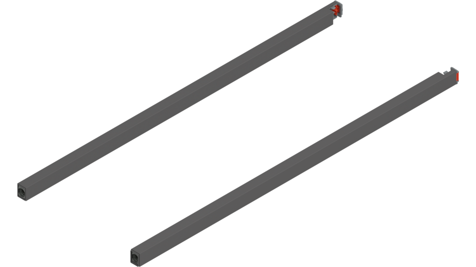Reling L+R voor Merivobox, 550mm oriongrijs