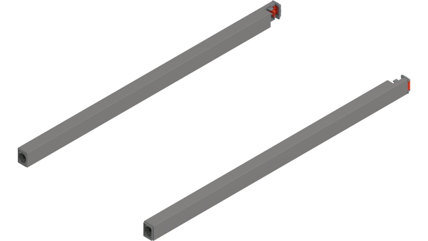 Reling L+R voor Merivobox, 400mm indiumgrijs