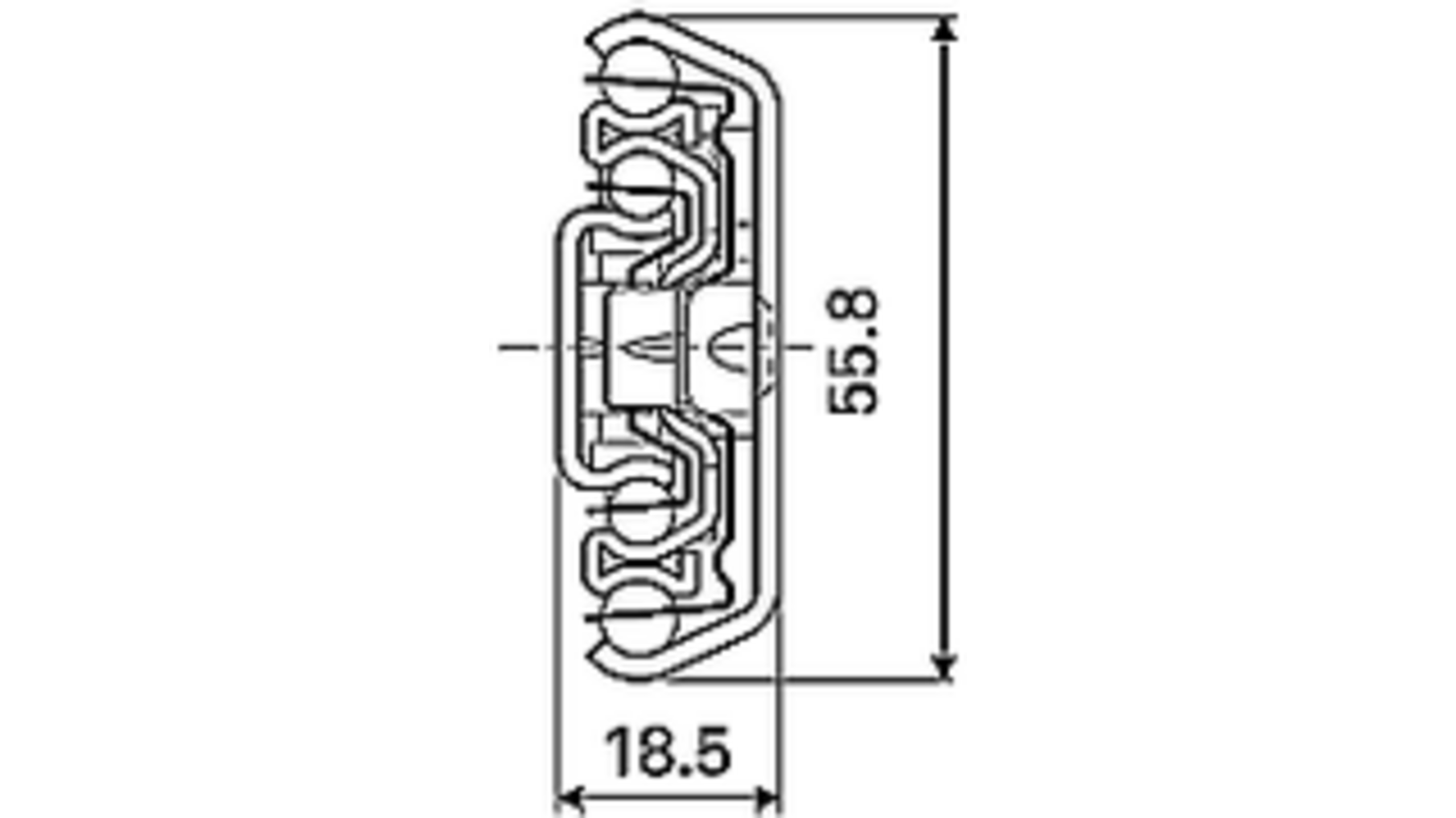 Ladegeleider ULF HD FS lengte: 700mm met softclose
