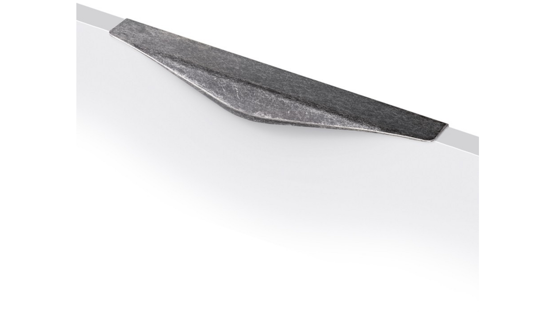 Greep LIPS oud tin 320x45mm, hartmaat 224mm