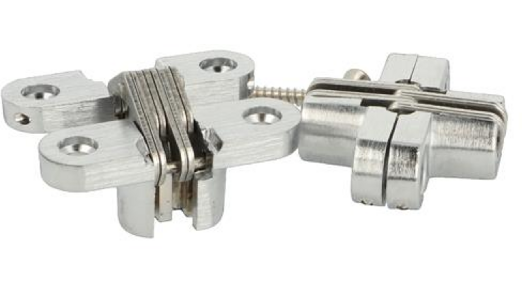 VICI scharnier 68.8x15,4 zamak RVS geborsteld