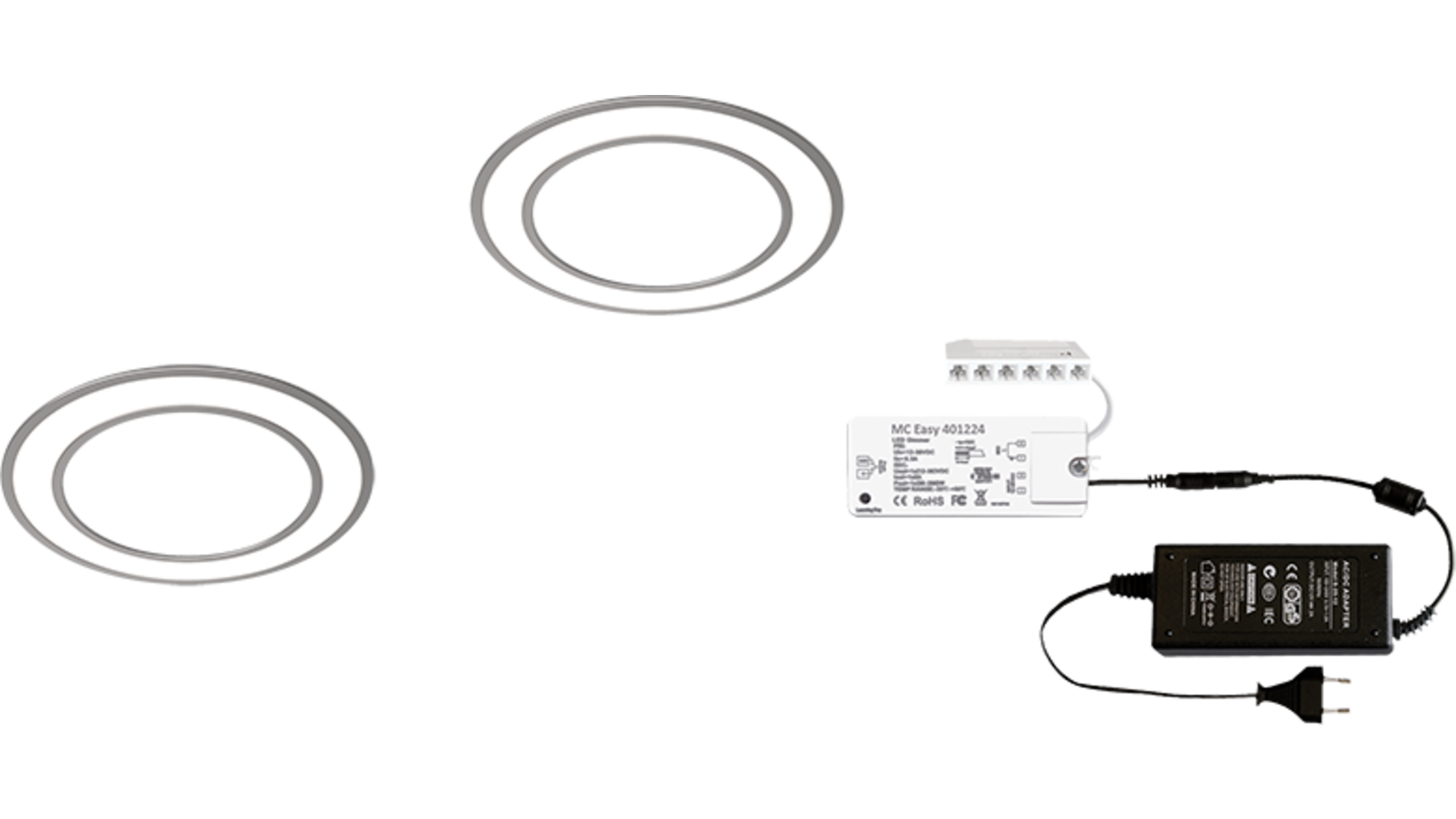 1 x Holl BH Edel. Look 24V + MC-Easy + Driver 24W