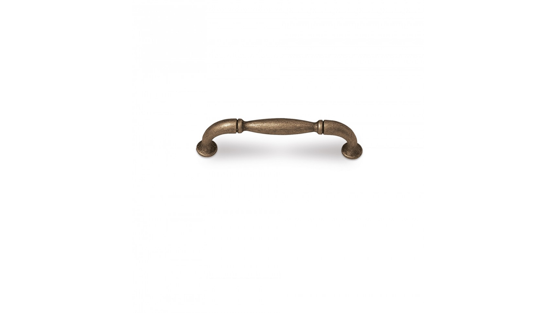 Greep METAL 783 antiek messing 110x11mm, hartmaat 96mm