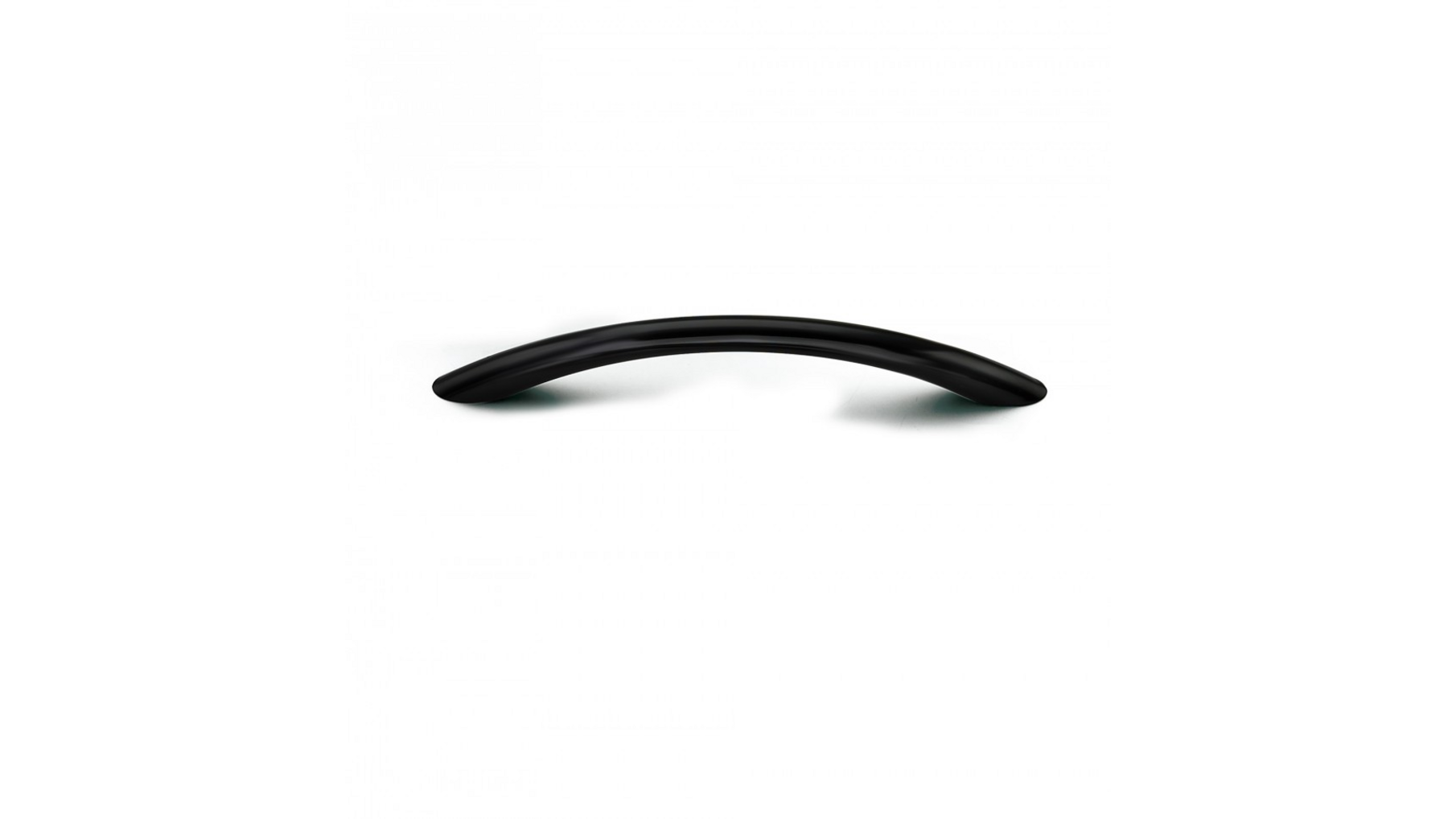 Greep METAL 786 glans zwart 124x9mm, hartmaat 96mm