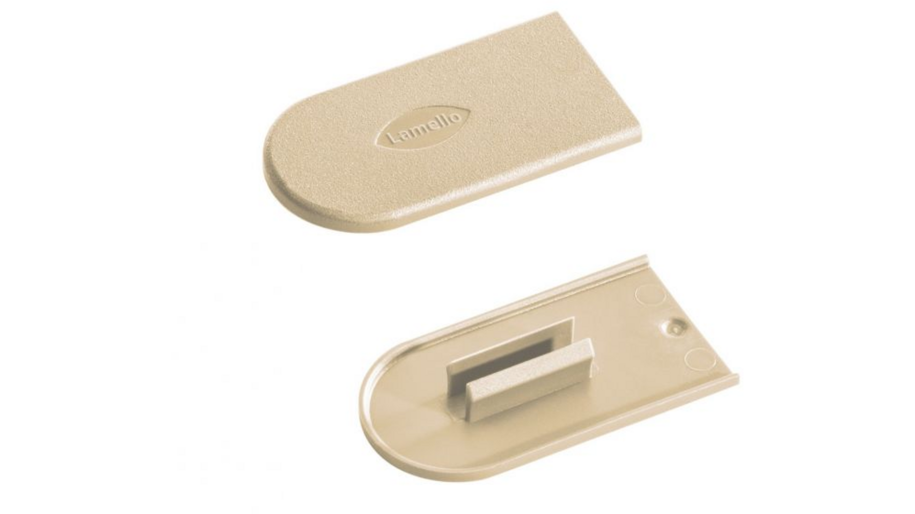 Cabineo afdekkappen, 100 stuks, ral 1015, ivoorkleur