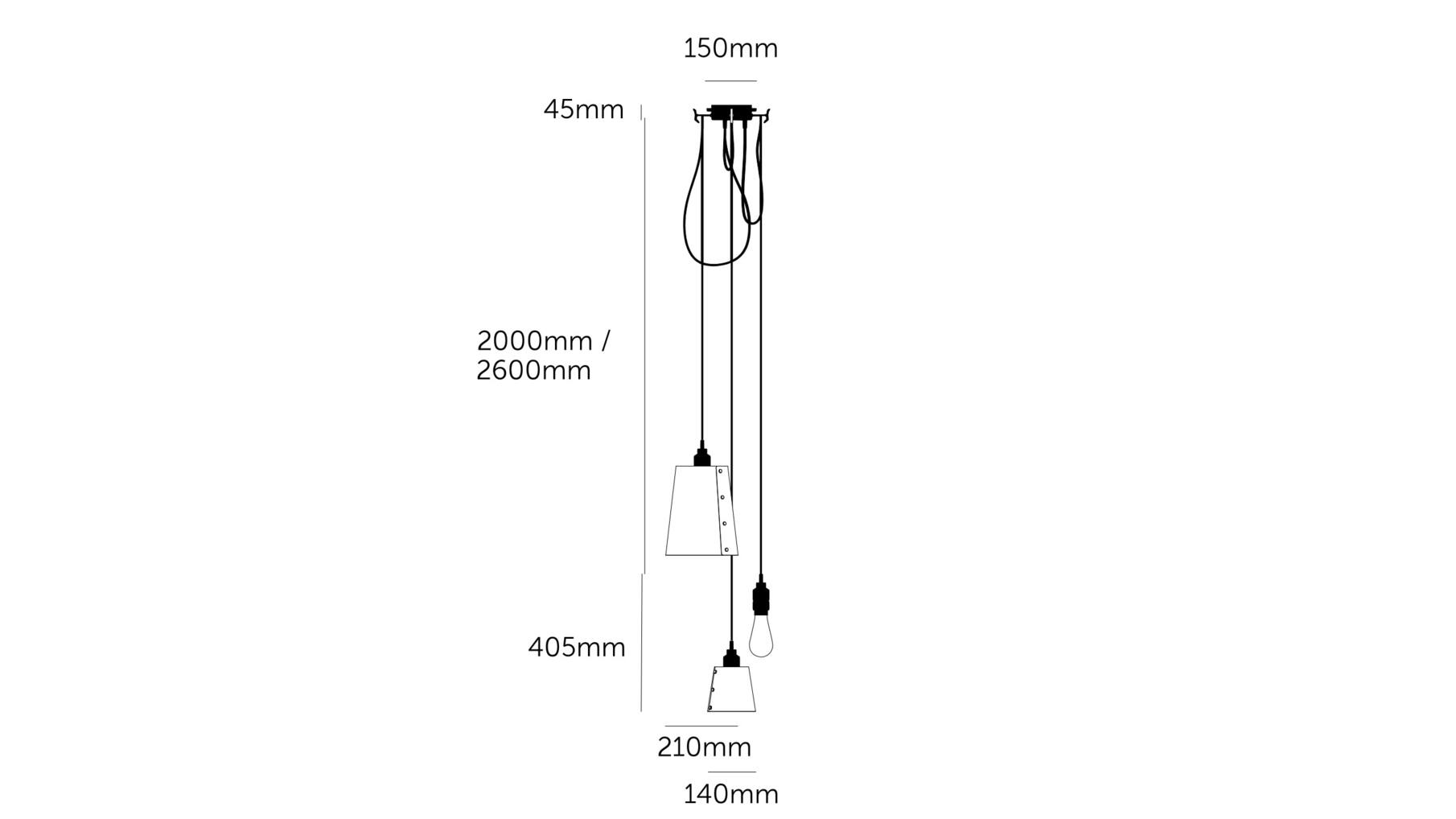 Hooked 3.0 Mix Stone/Brass - 2M