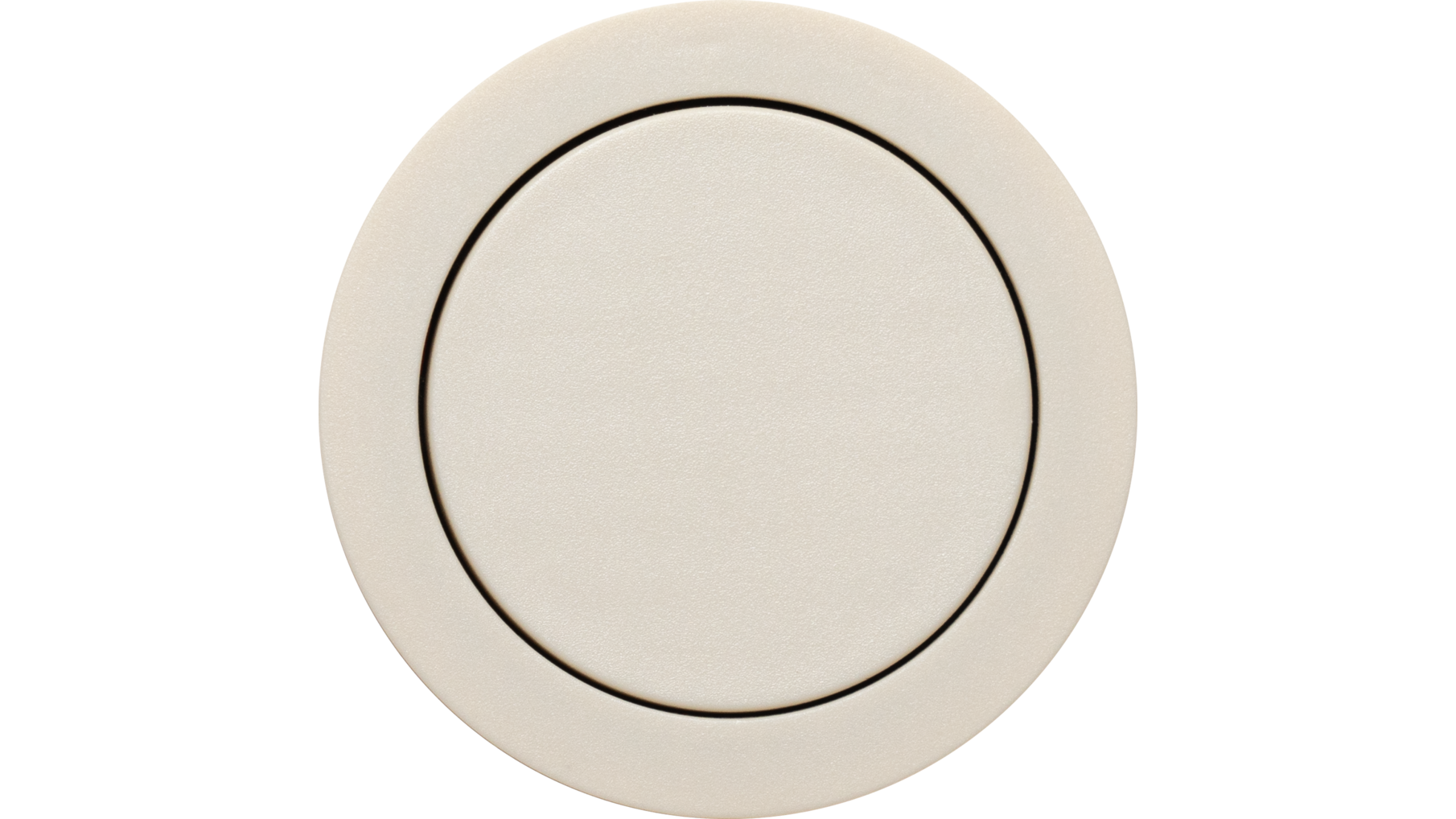 Rond 2.0 Push button 2X- s. trim - basic cream
