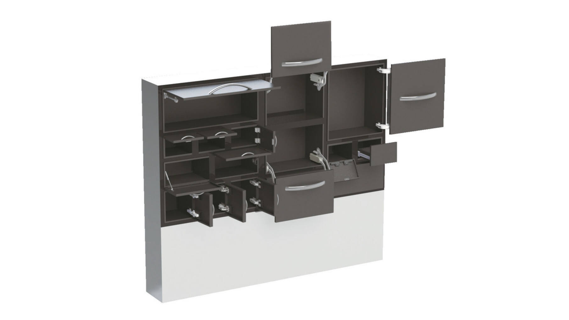 Bovenklepschaar Swing voor deurbreedte 600-900mm