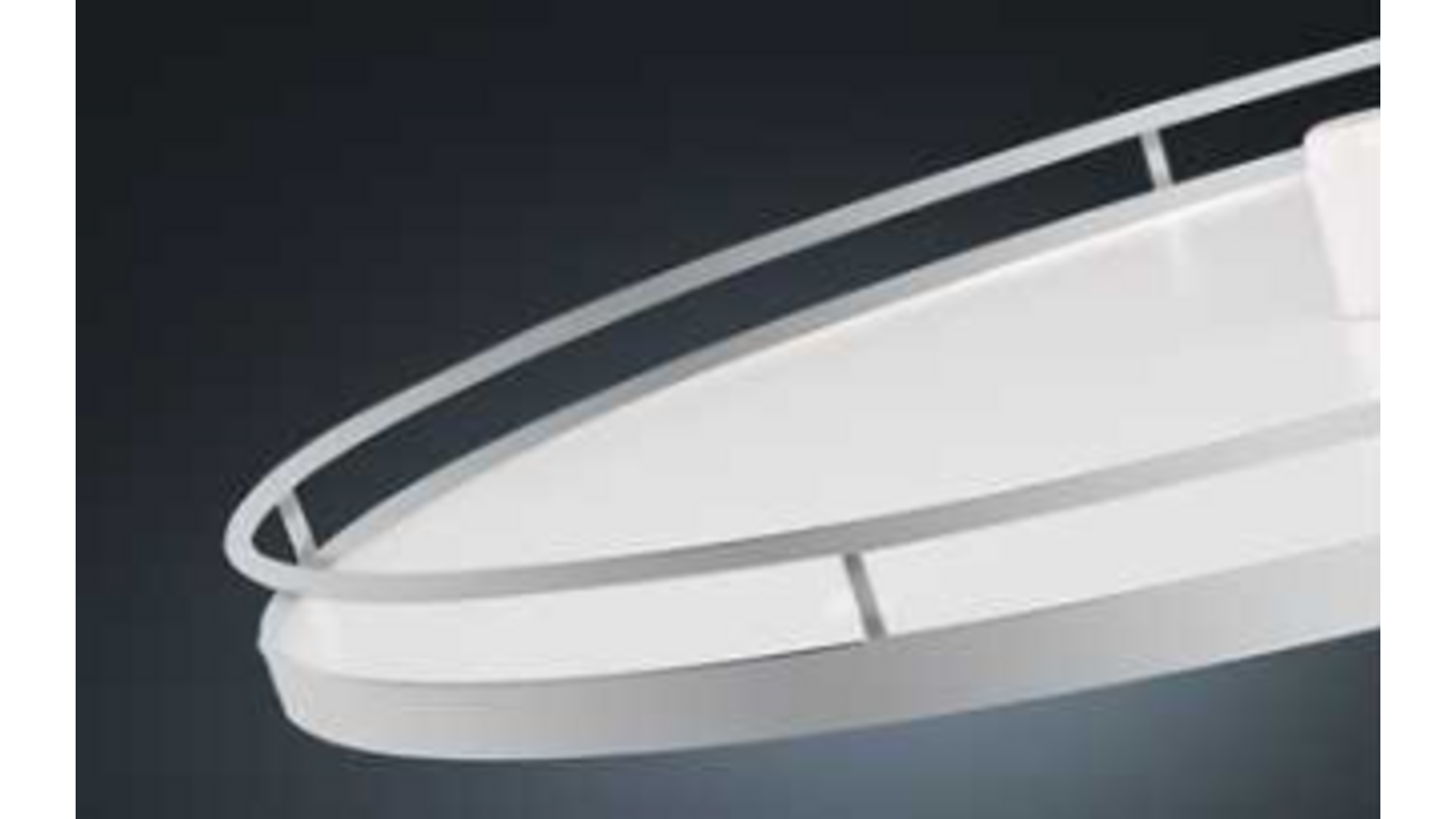 Lemans ARENA CLASSIC voor deur 800mm wit/zilver diameter