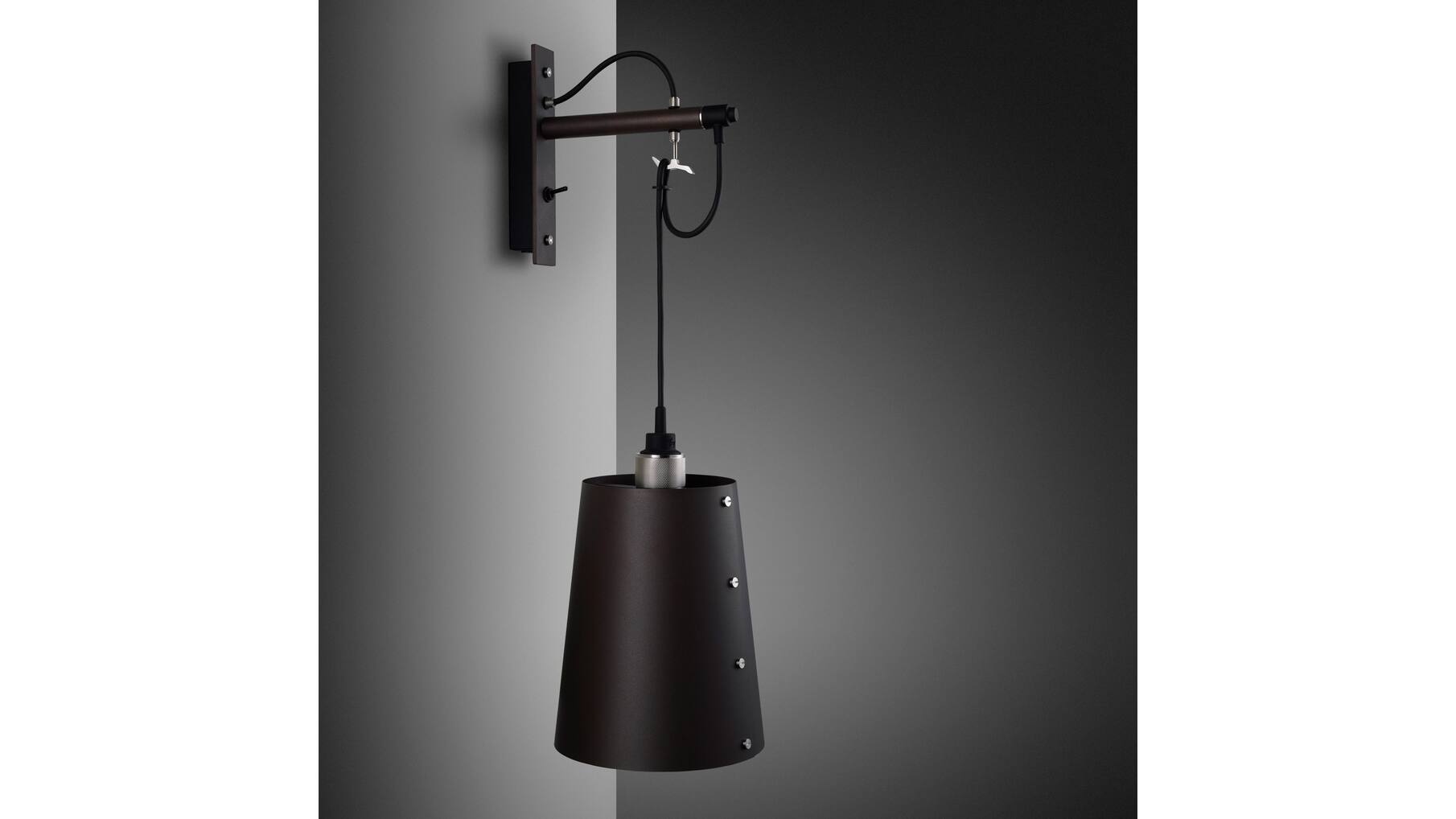 Hooked Wall Large Graphite/Steel