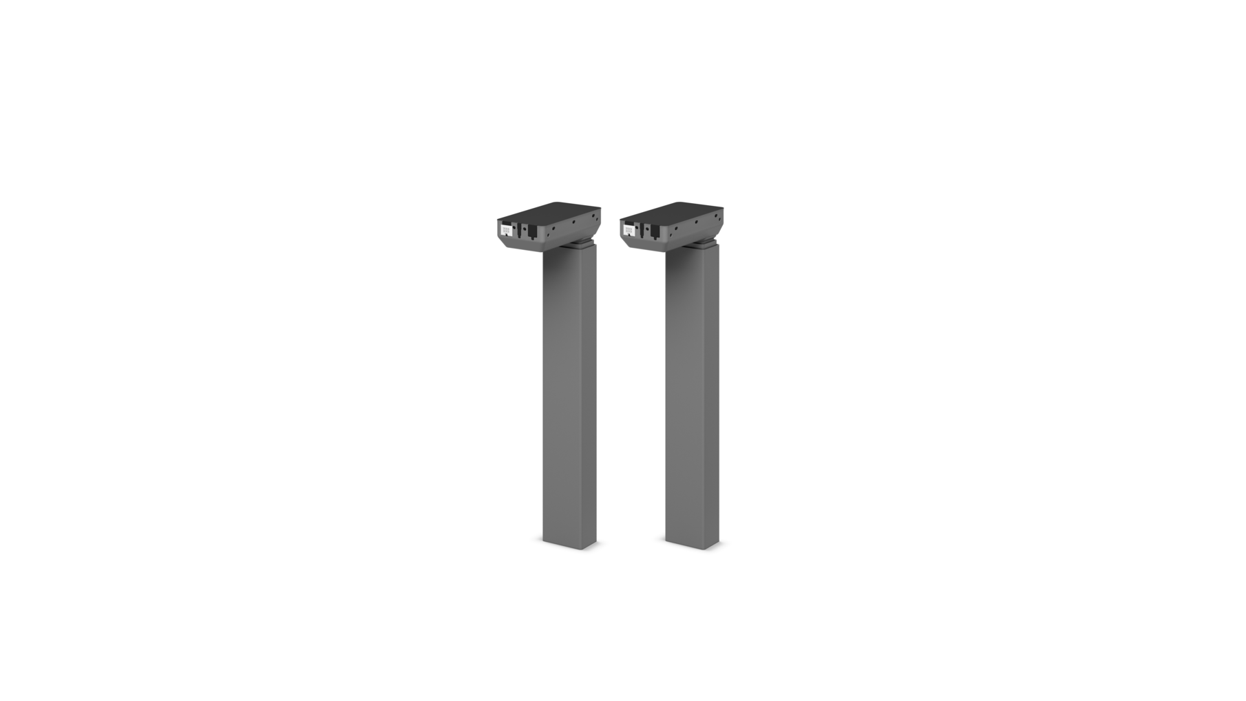 Milano set met 2x DL6 Experience. Kleur: Zilver RAL9006