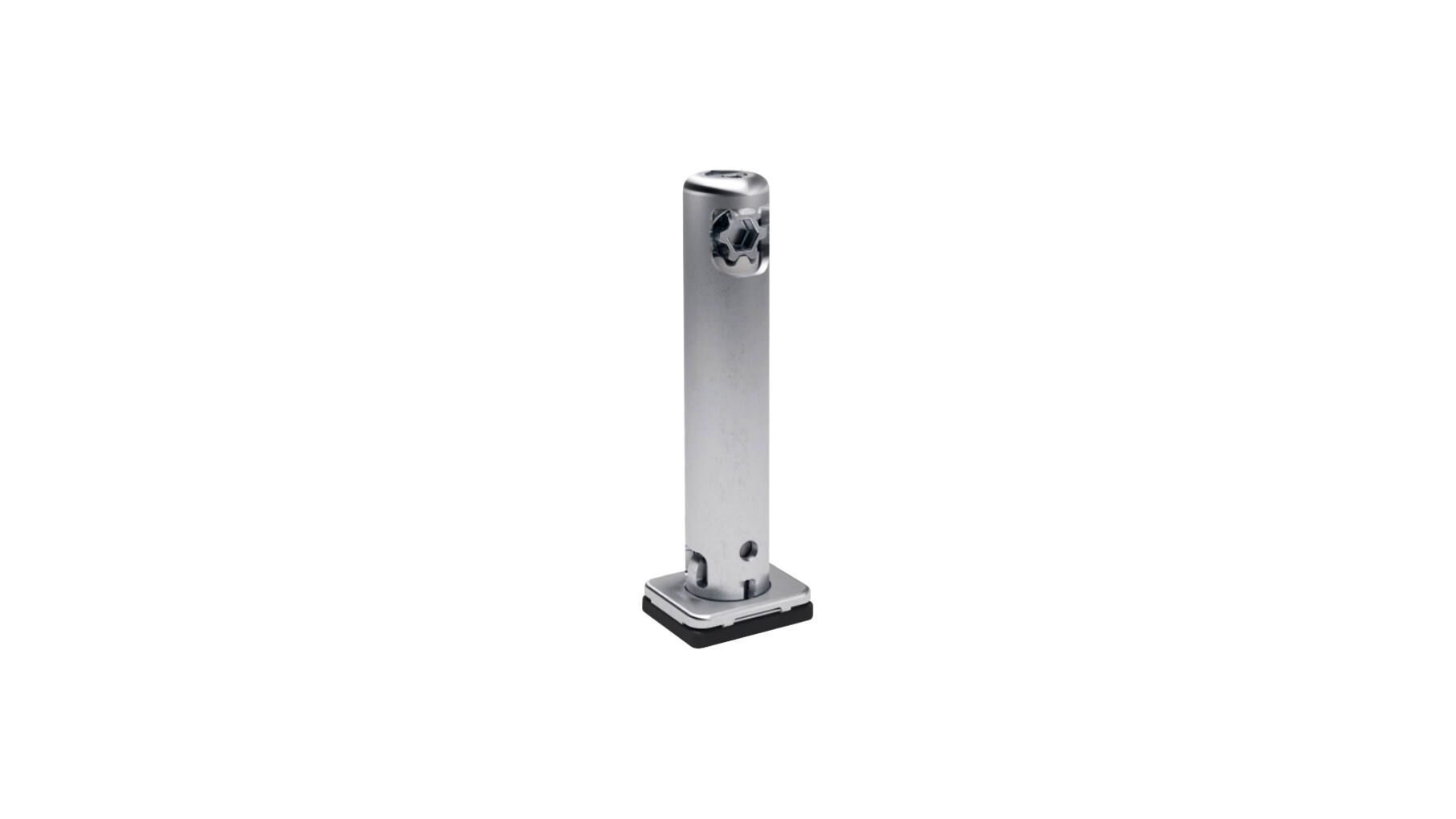 Stelvoet REKORD TECH diameter 12mm gat op 52mm, hoogte 65mm