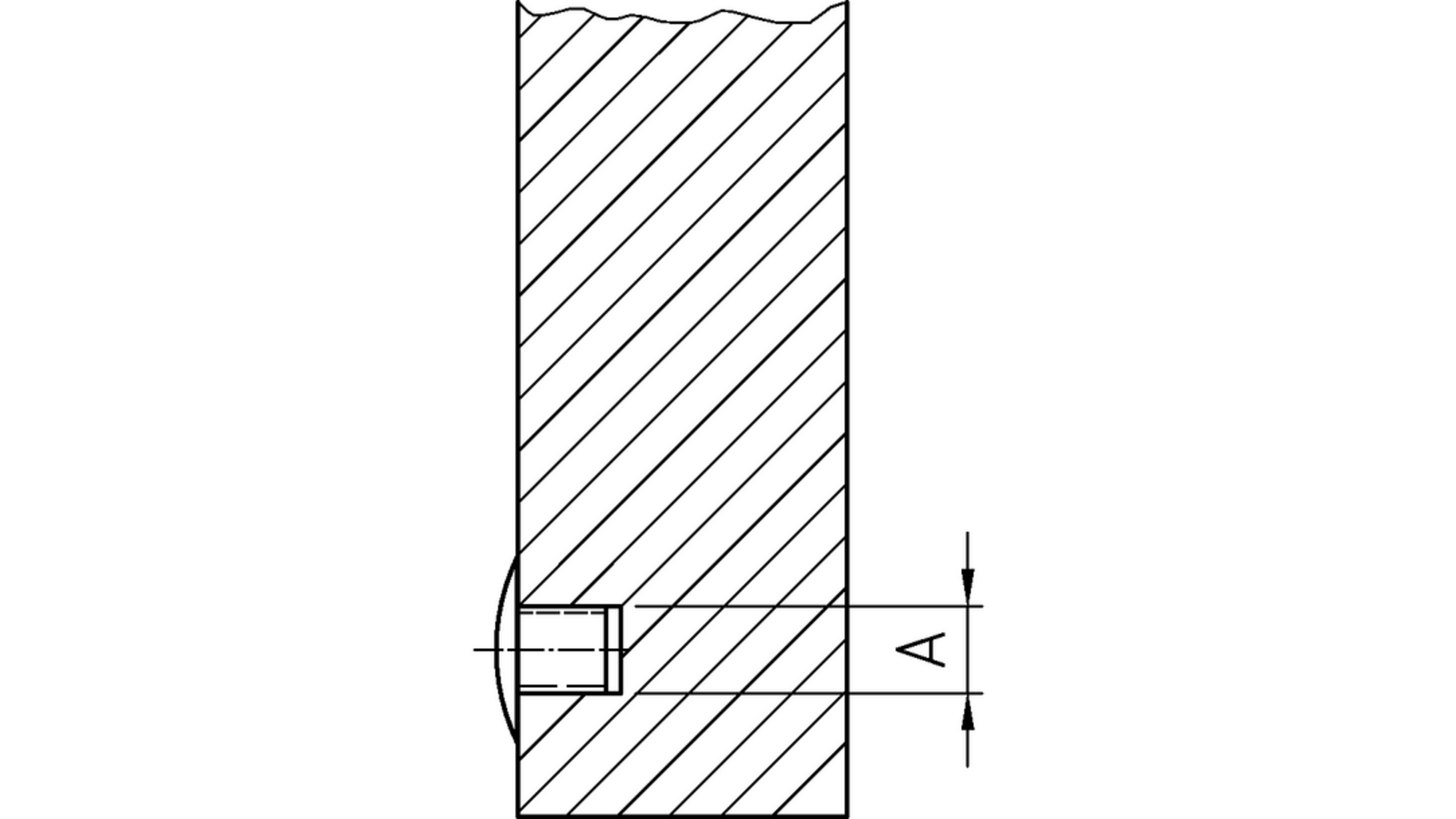 Afdekkap10mm stift, kop 13mm, zwart RAL9005