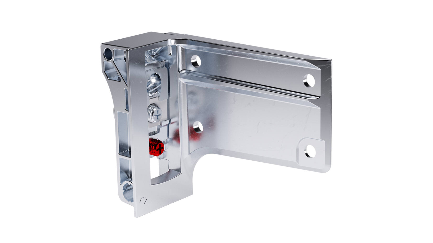 Kastophanger LIBRA H7 rechts, voor alu profiel, om te schroe