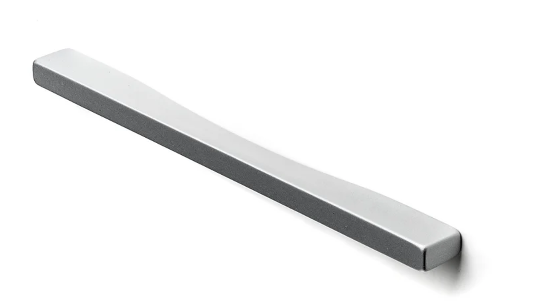 Greep 264x18x10mm mat metallic aluminium, hartmaten 224/192/