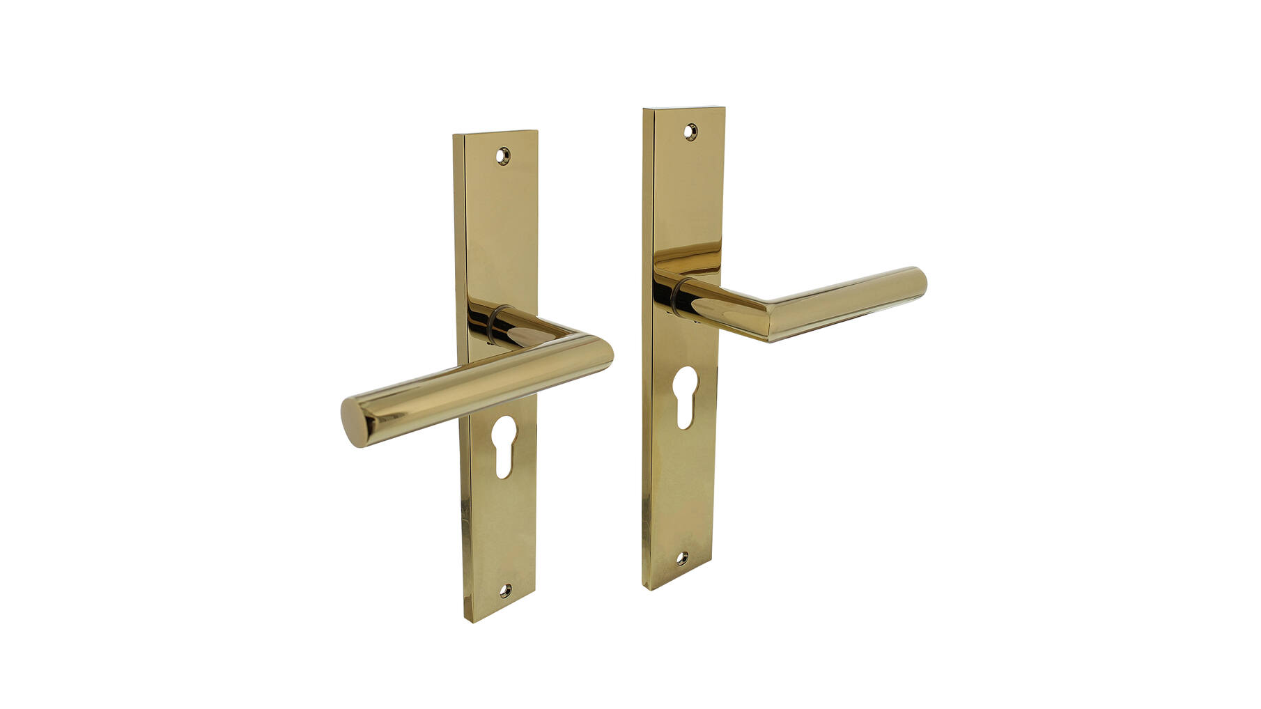 Deurkruk Bastian op schild 245x45 mm Pcgat 55mm