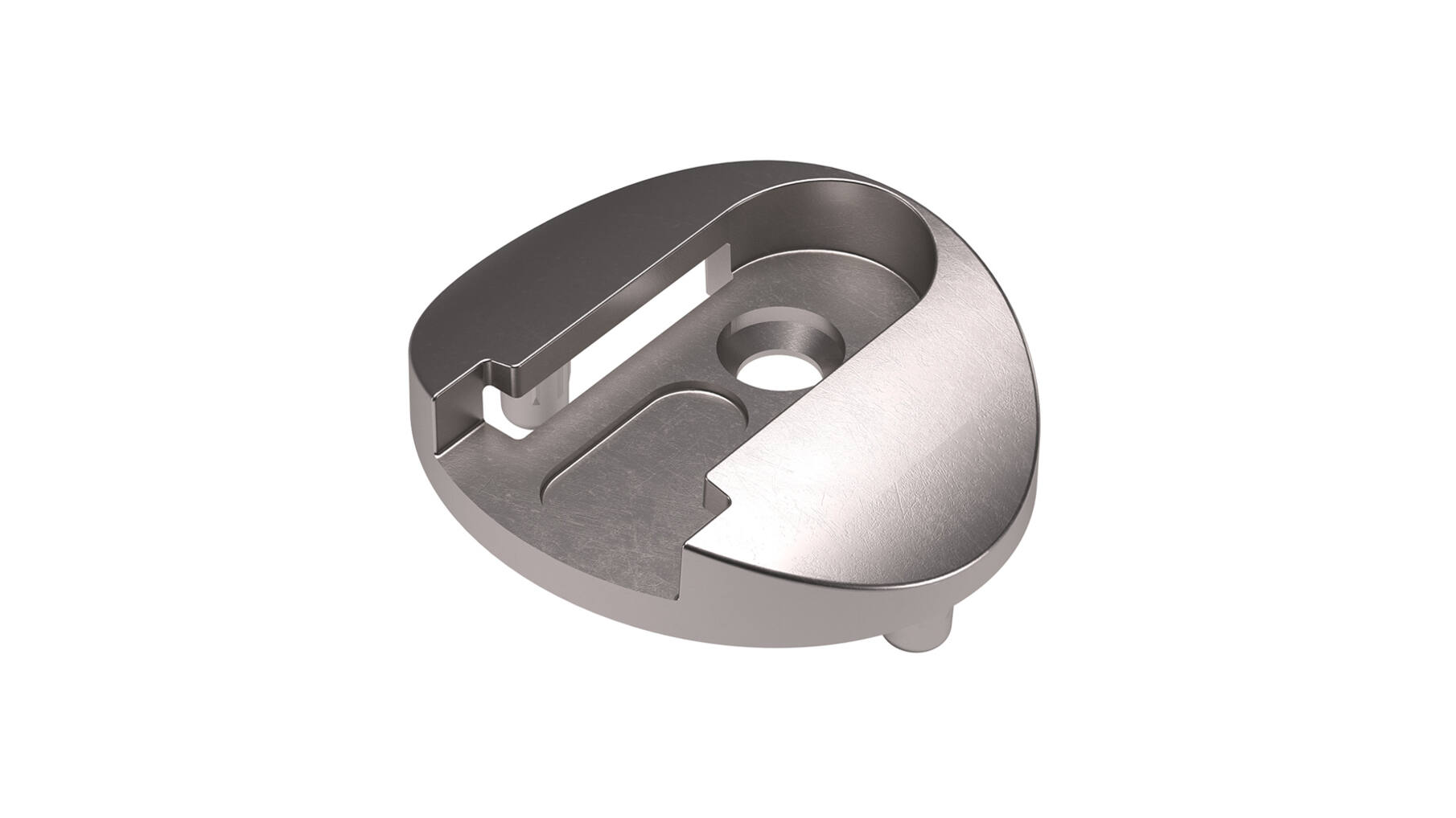 Kastdeel met 2 stiften 5mm, h.o.h. 32mm, voor Kraby