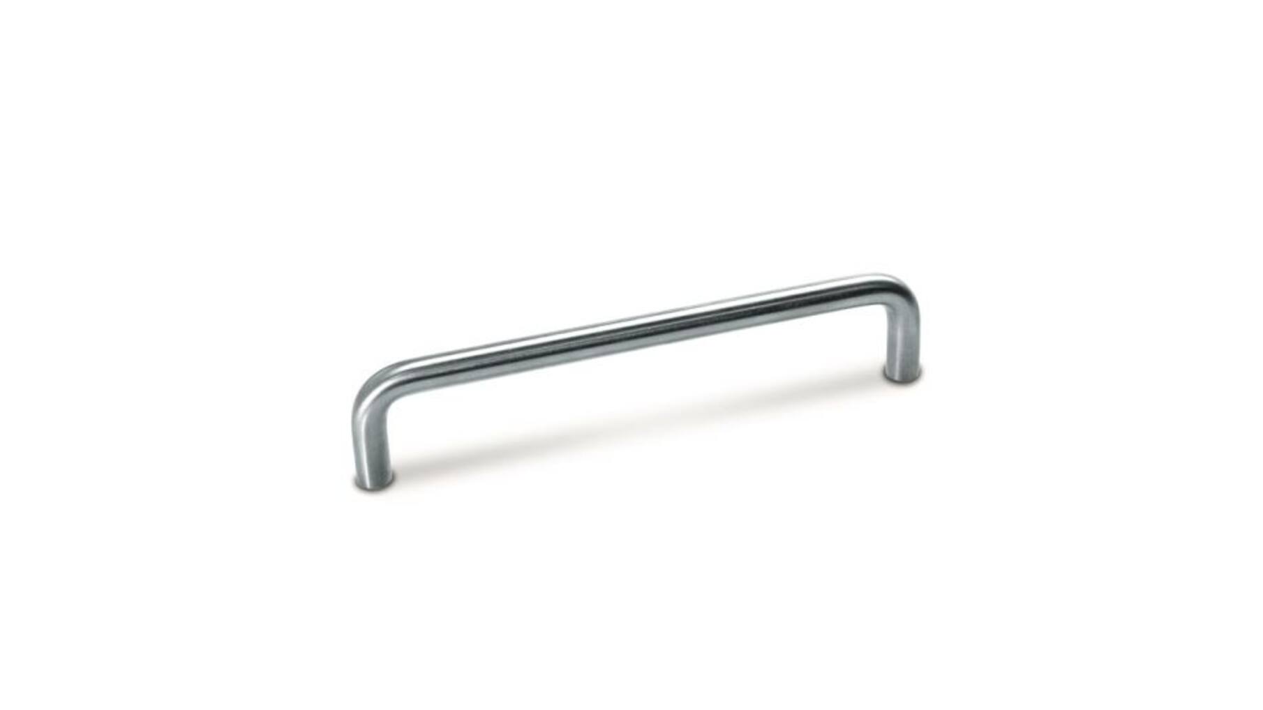 Greep 8x96mm recht RVS geborsteld, totale lengte 104mm